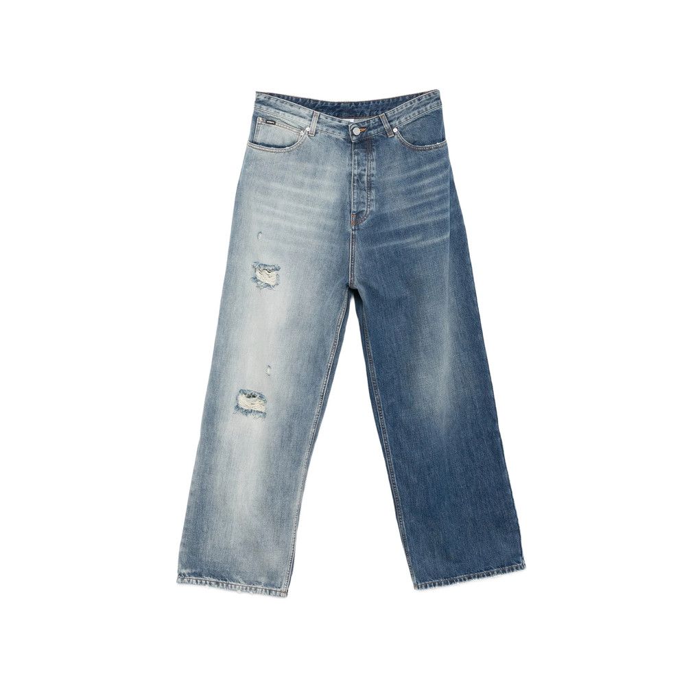 Vetements Vetements BLUE Denim - Regular & Straight-Leg Jeans Size US 33 - 1 Thumbnail