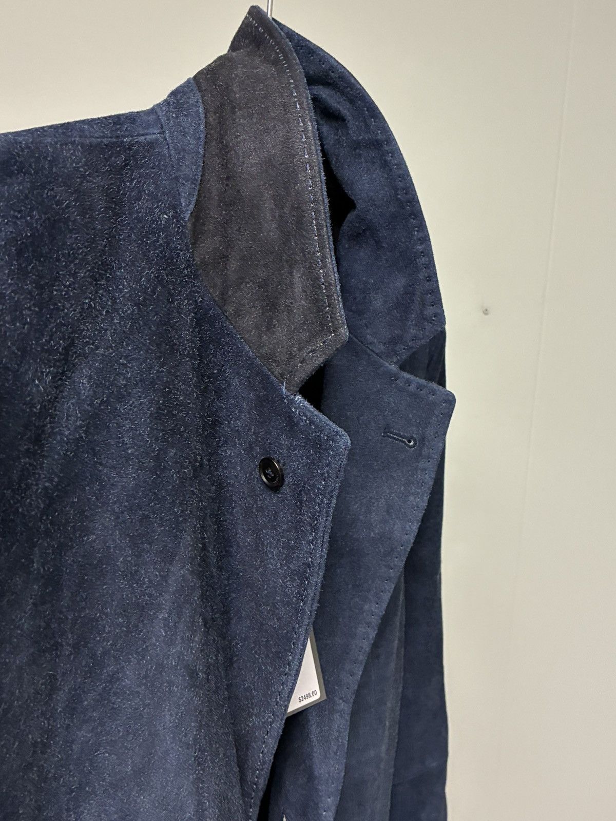 John Varvatos $2498 Rind suede jacket EU 54 USA 44 Size US L / EU 52-54 / 3 - 11 Thumbnail