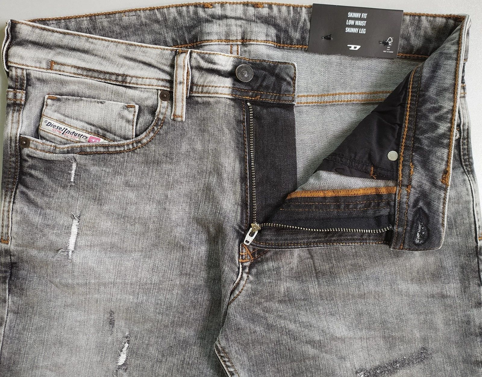 Diesel Diesel 1979 SLEENKER-R L.32 MENS JEANS SLTP/9751 Size US 31 - 5 Thumbnail