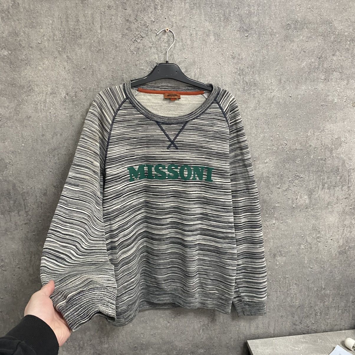 Missoni Missoni Striped Sweatshirt Big Logo Size US M / EU 48-50 / 2 - 2 Thumbnail