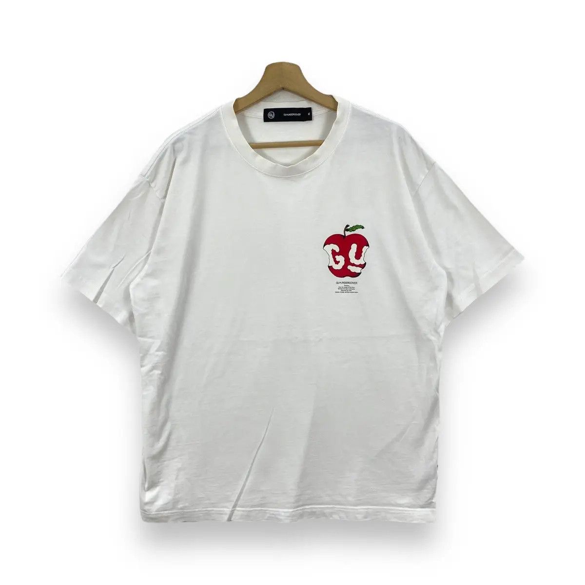 GU × Undercover GUxUNDERCOVER Freedom Apple Tee Shirt Extra Large Size Size US XL / EU 56 / 4 - 1 Thumbnail