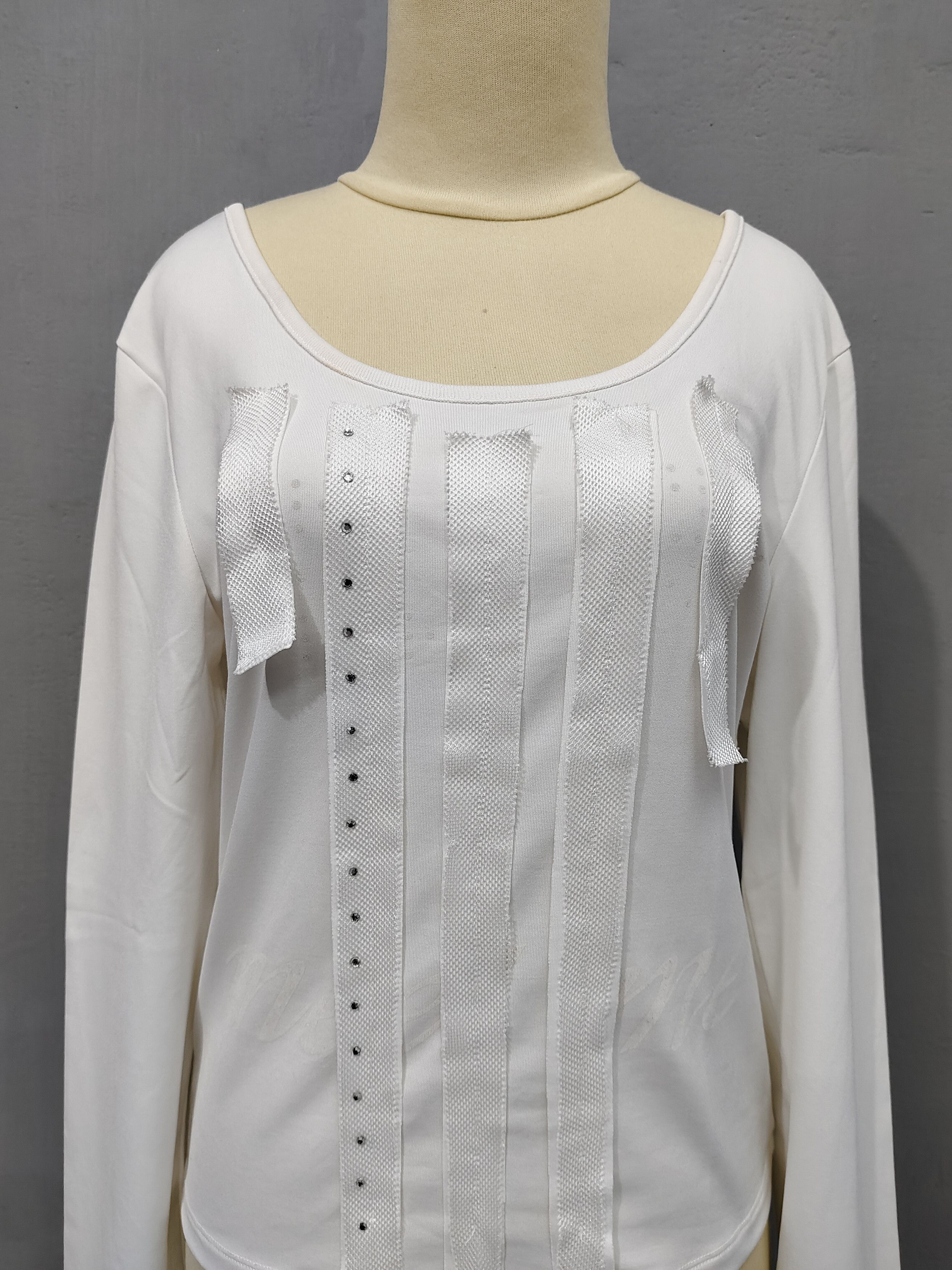 Marithe + Francois Girbaud 90s Marithe Francois Girbaud❤️‍🔥Striped Y2K Style Top Size XL / US 12-14 / IT 48-50 - 2 Thumbnail
