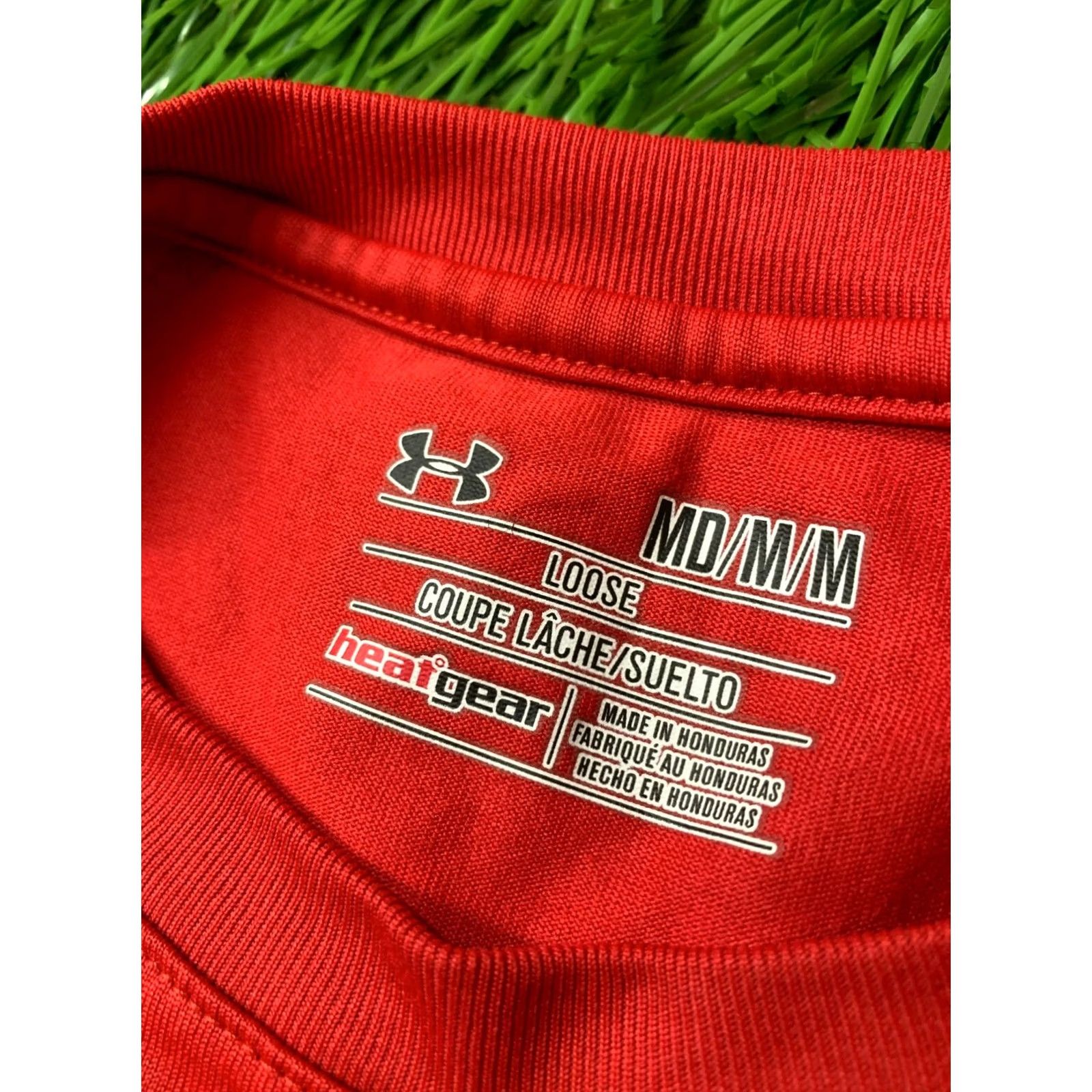 Under Armour Under Armour Mens Training Compression Shirt Jersey T-Shirt M Red Short Sleeve 100% Polyester Sports Regular Size M Mens Size US M / EU 48-50 / 2 - 4 Thumbnail