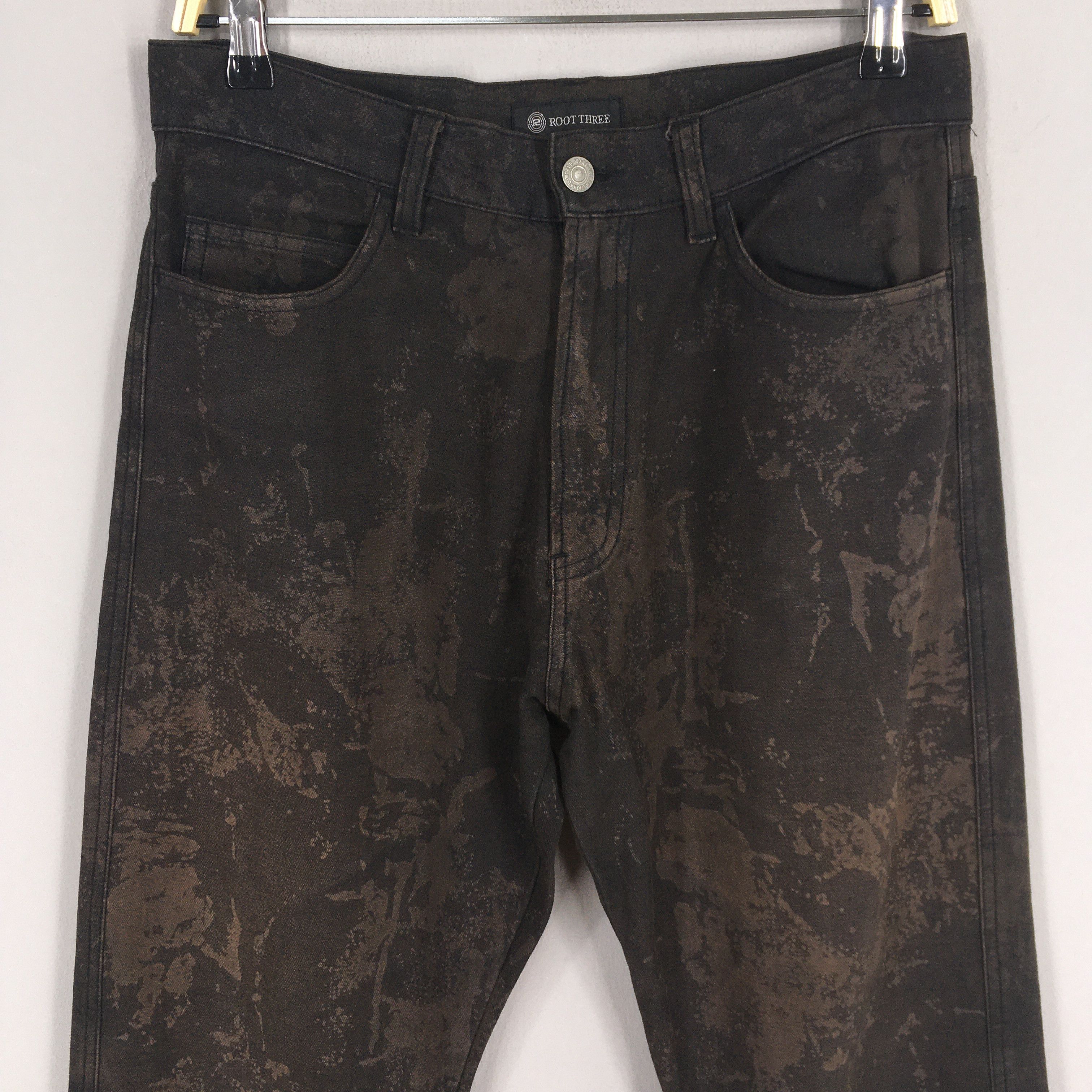 Japanese Brand Size 30x33 Root Three Japan Denim Straight Cut Faded S1736 Size US 30 / EU 46 - 2 Thumbnail