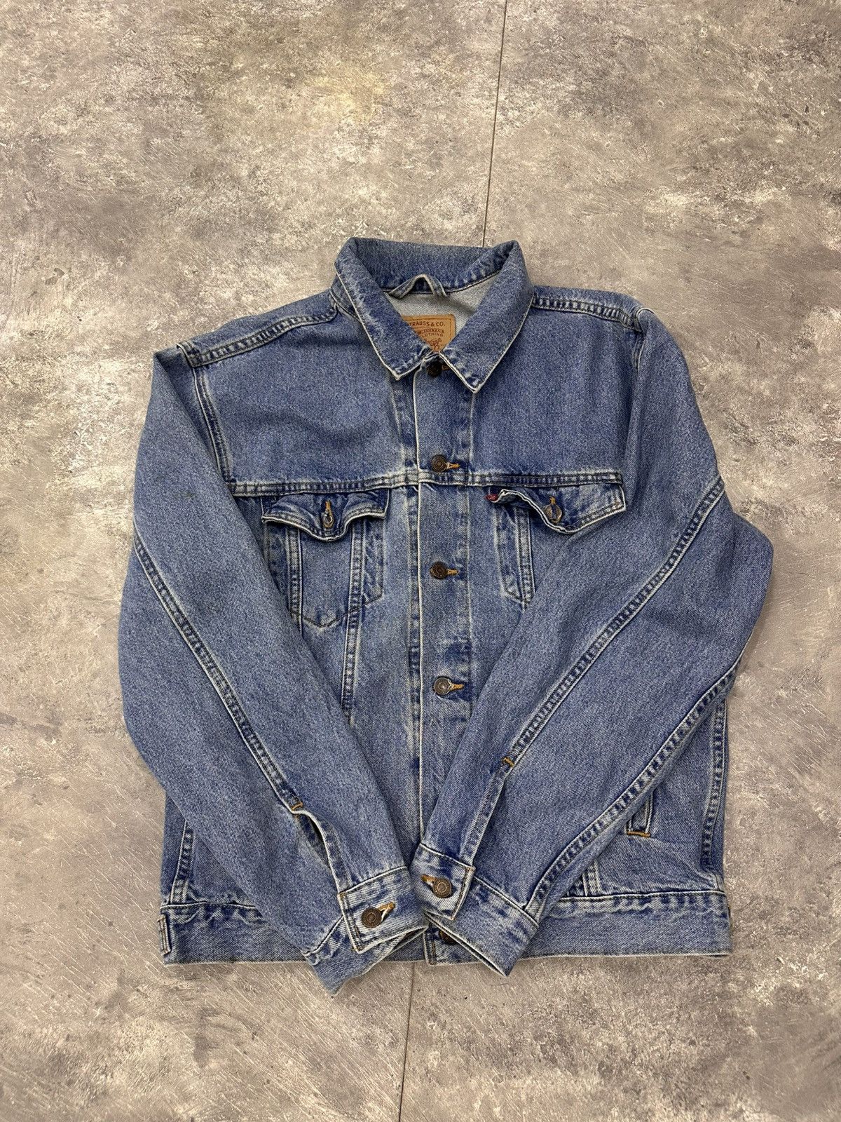 Vintage Levis Vintage Made in USA Denim Jacket Size US M / EU 48-50 / 2 - 1 Thumbnail