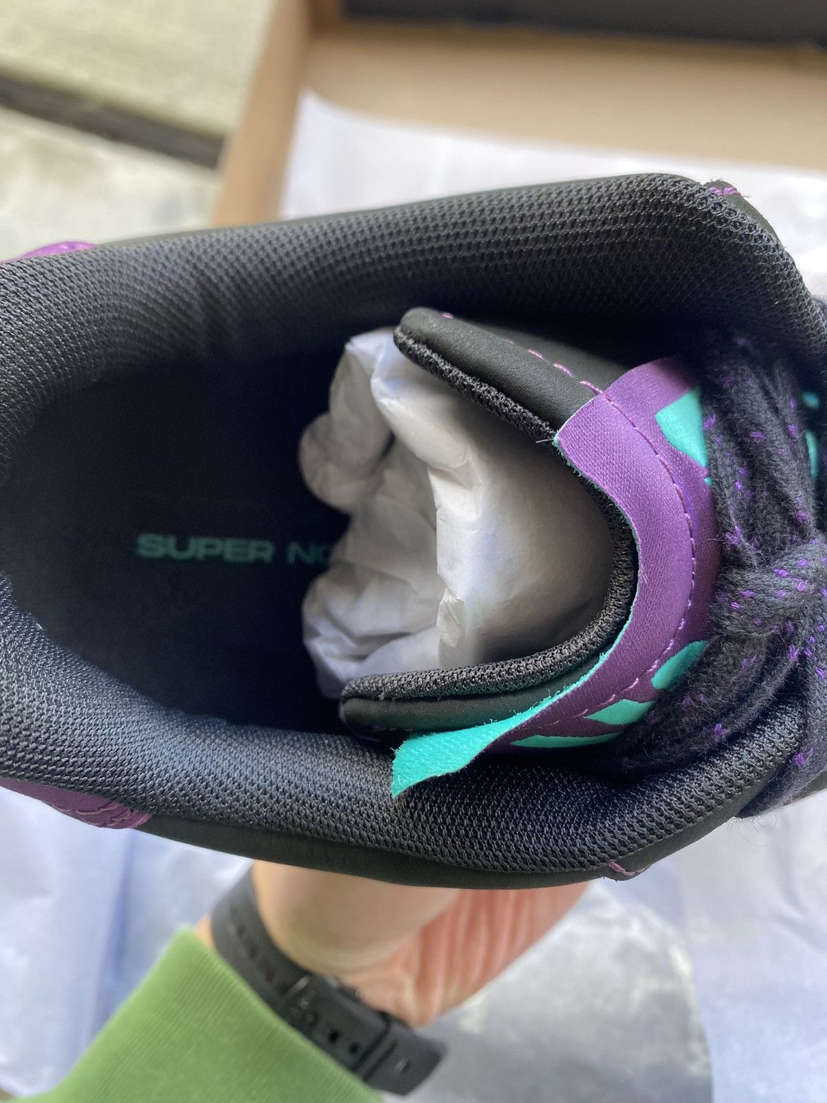 MSCHF MSCHF Super Normal Shoe 2 Black Purple Size US 11 / EU 44 - 8 Thumbnail