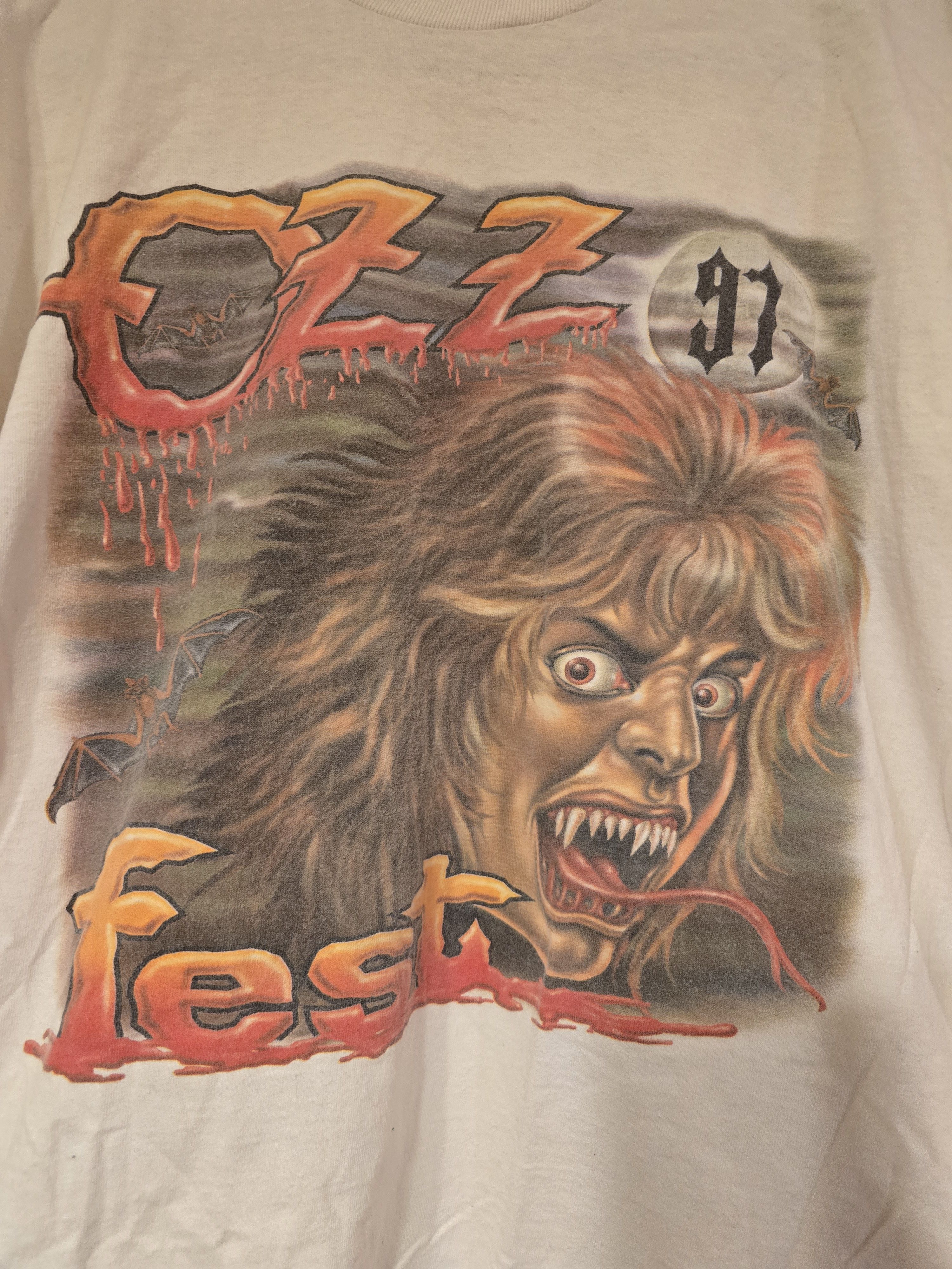 Other Vintage 1997 Ozzfest Tour Shirt XL – Ozzy Vampire Graphic Size US XL / EU 56 / 4 - 3 Thumbnail