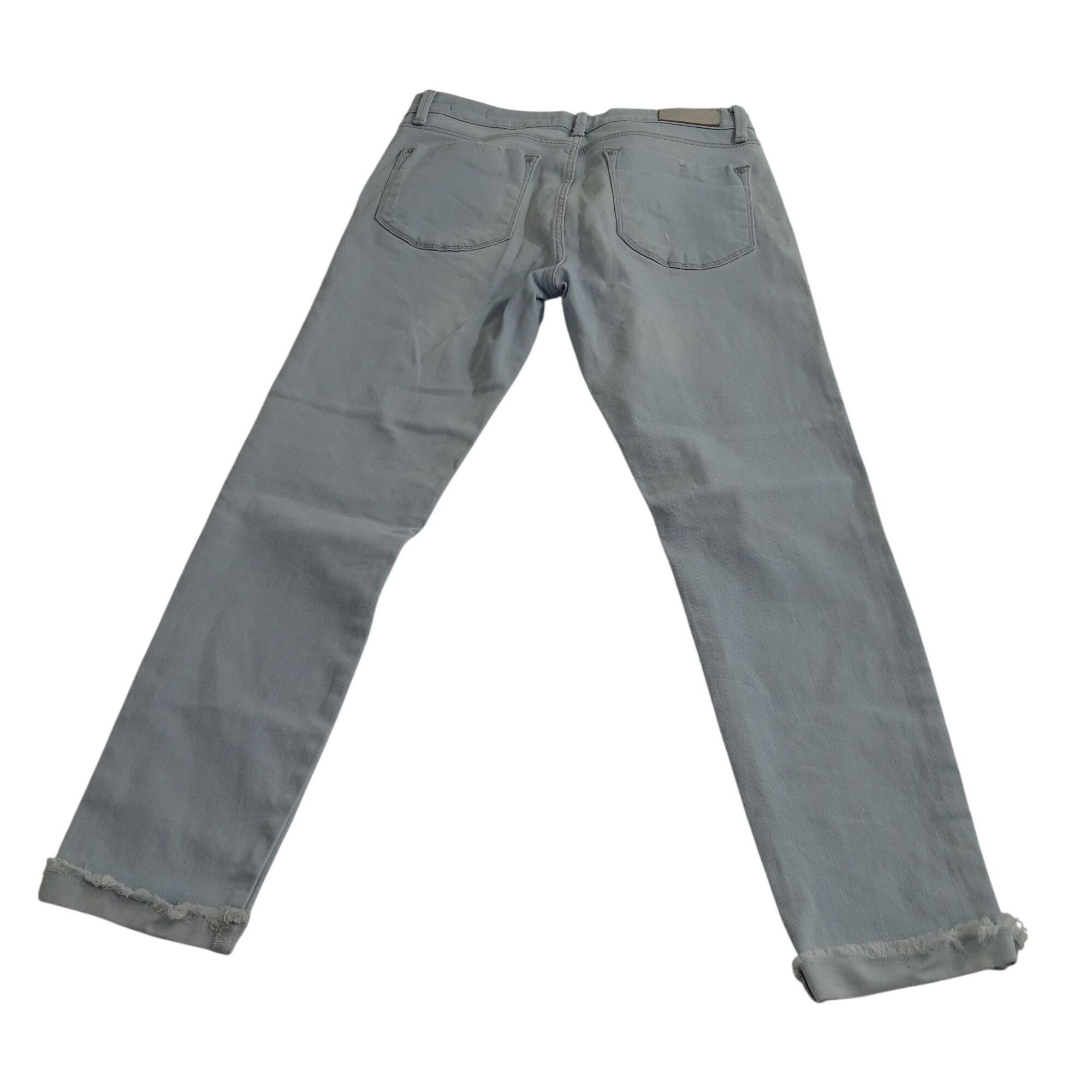 Zara Zara Woman Premium Denim Jeans Slim Light Wash Blue Size 8 Size 30" / US 8 / IT 44 - 4 Thumbnail