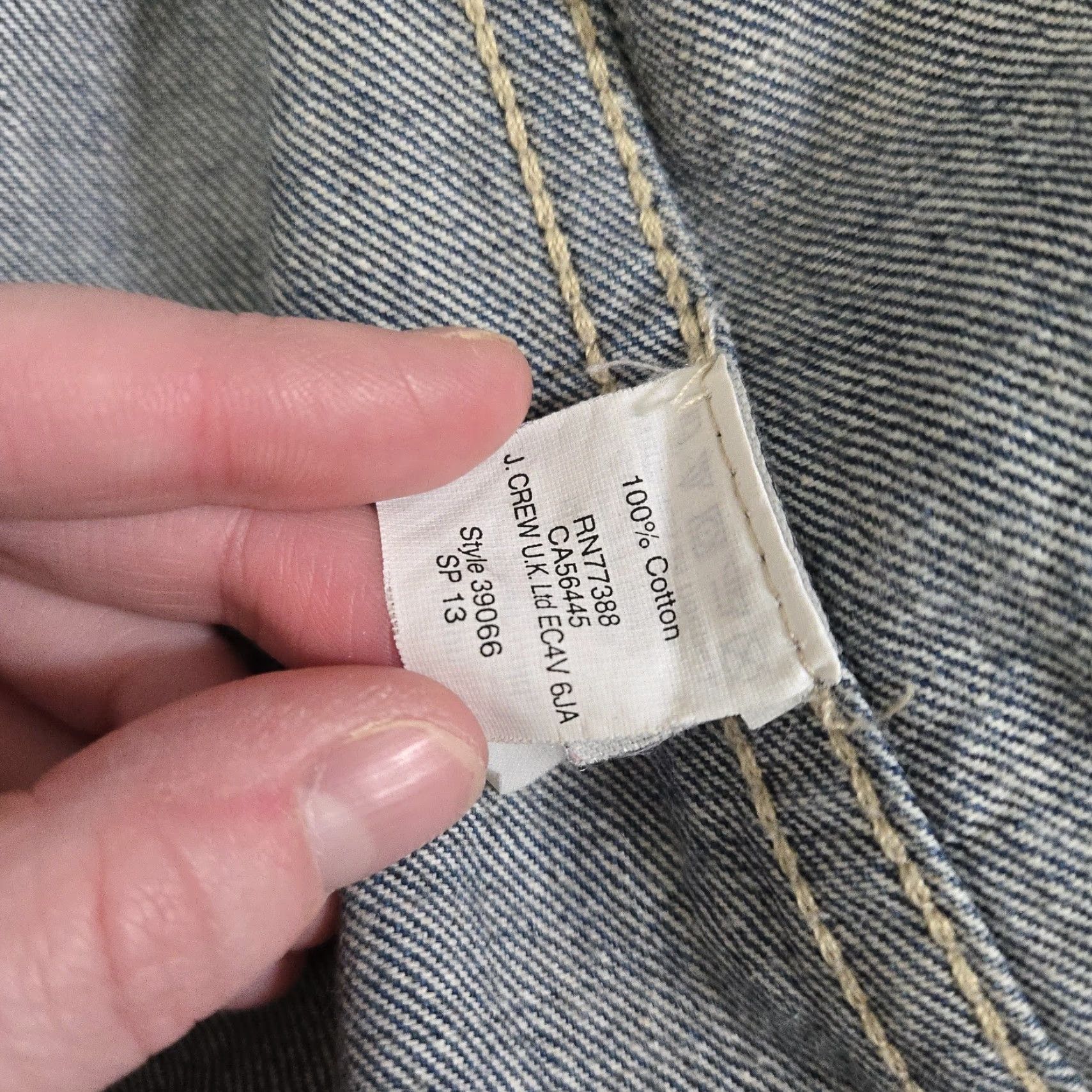 Madewell Madewell Denim Jacket Womens Medium Blue Casual Button-Up Jacket Size 32" / US 10 / IT 46 - 7 Thumbnail