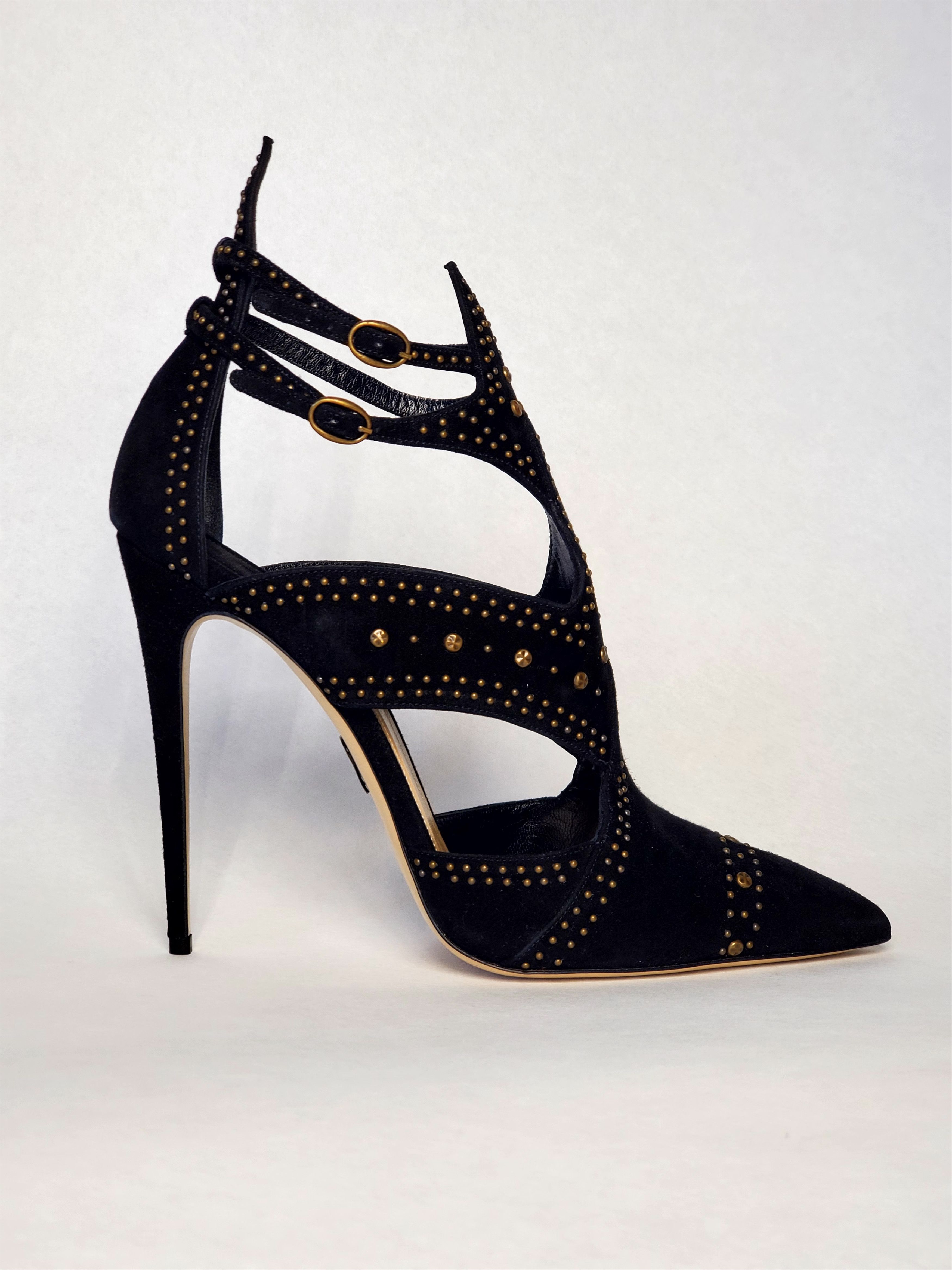 Paul Andrew Paul Andrew Sharifa Suede Sandals – NYFW 2016 Runway Size US 9 / IT 39 - 1 Thumbnail
