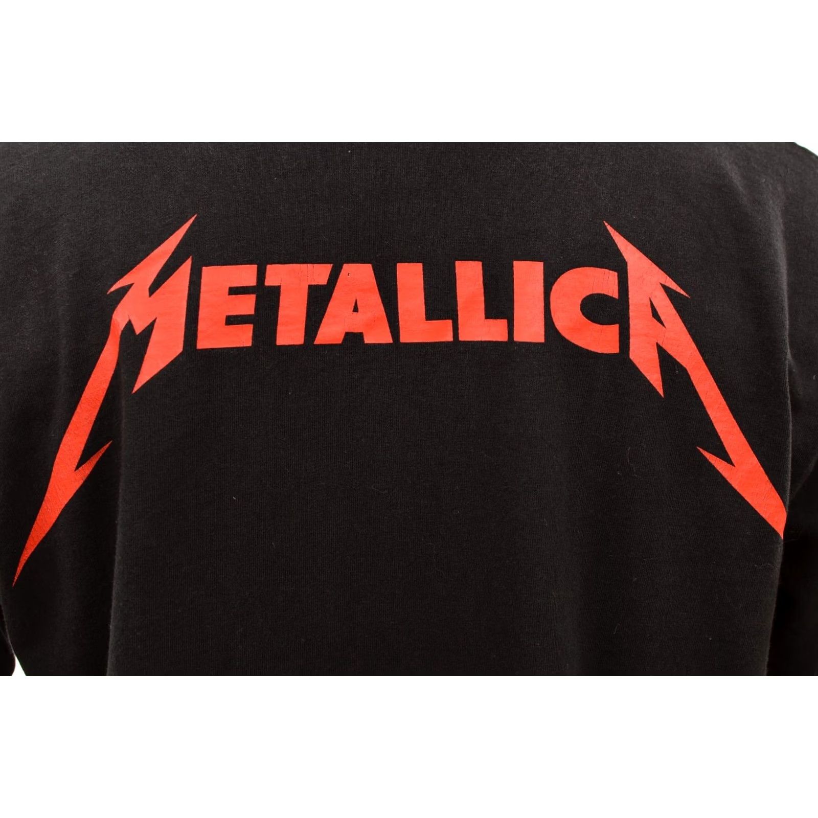 Vintage VINTAGE Red Rock of the T-Shirts Metallica Metal T-Shirt Tee Shirt M Black Mens T-Shirt 90s Rock Concert Size US M / EU 48-50 / 2 - 5 Thumbnail