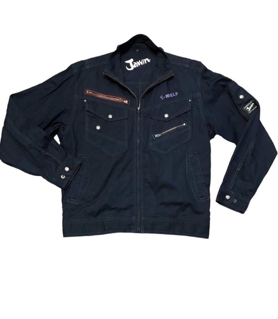 Designer × Japanese Brand Vintage Jawin Greatest Quality Garment Zipper Jacket Size US L / EU 52-54 / 3 - 3 Thumbnail
