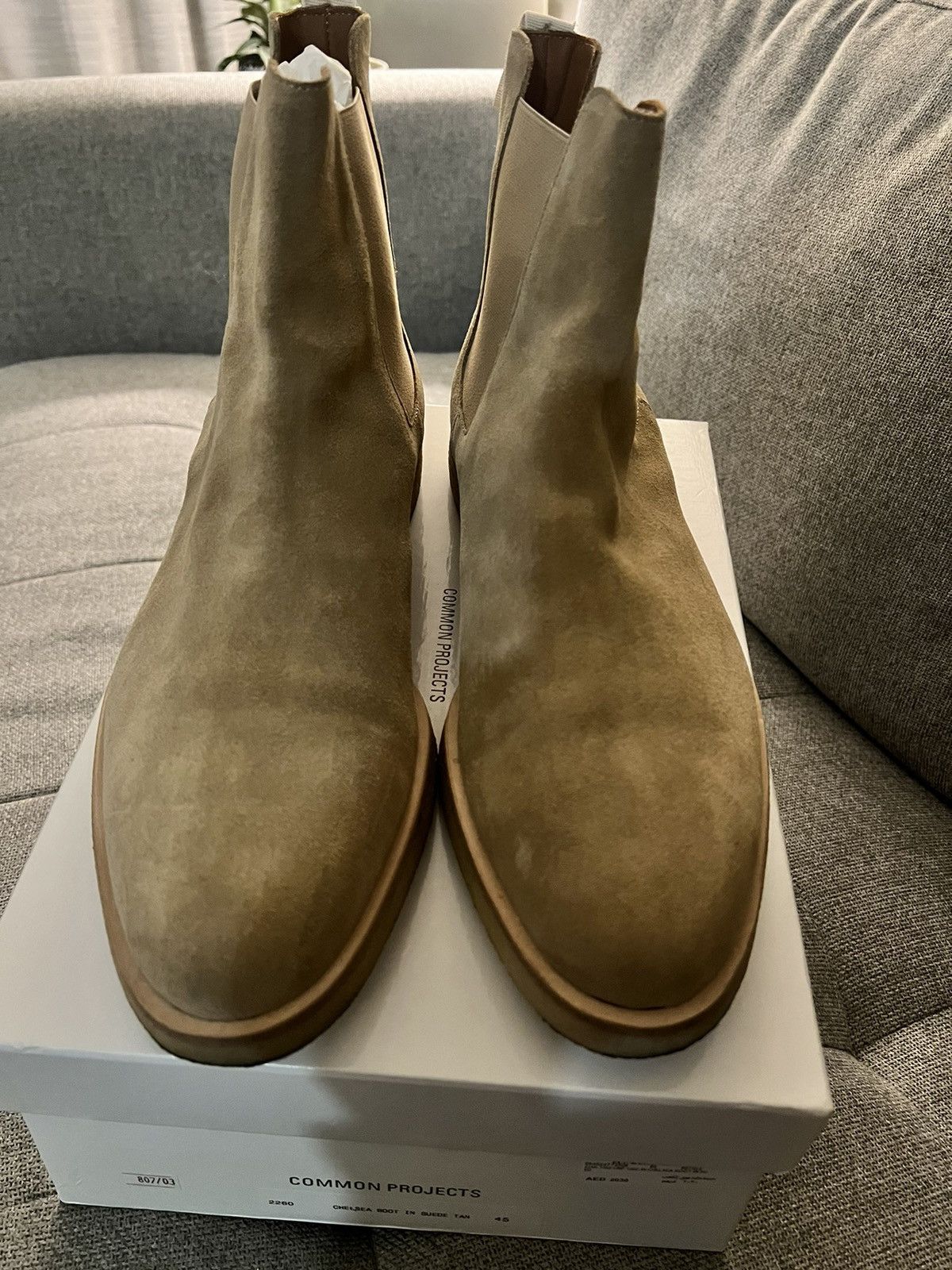 image of Common Projects Chelsea Boots Size 45 in Tan, Men's