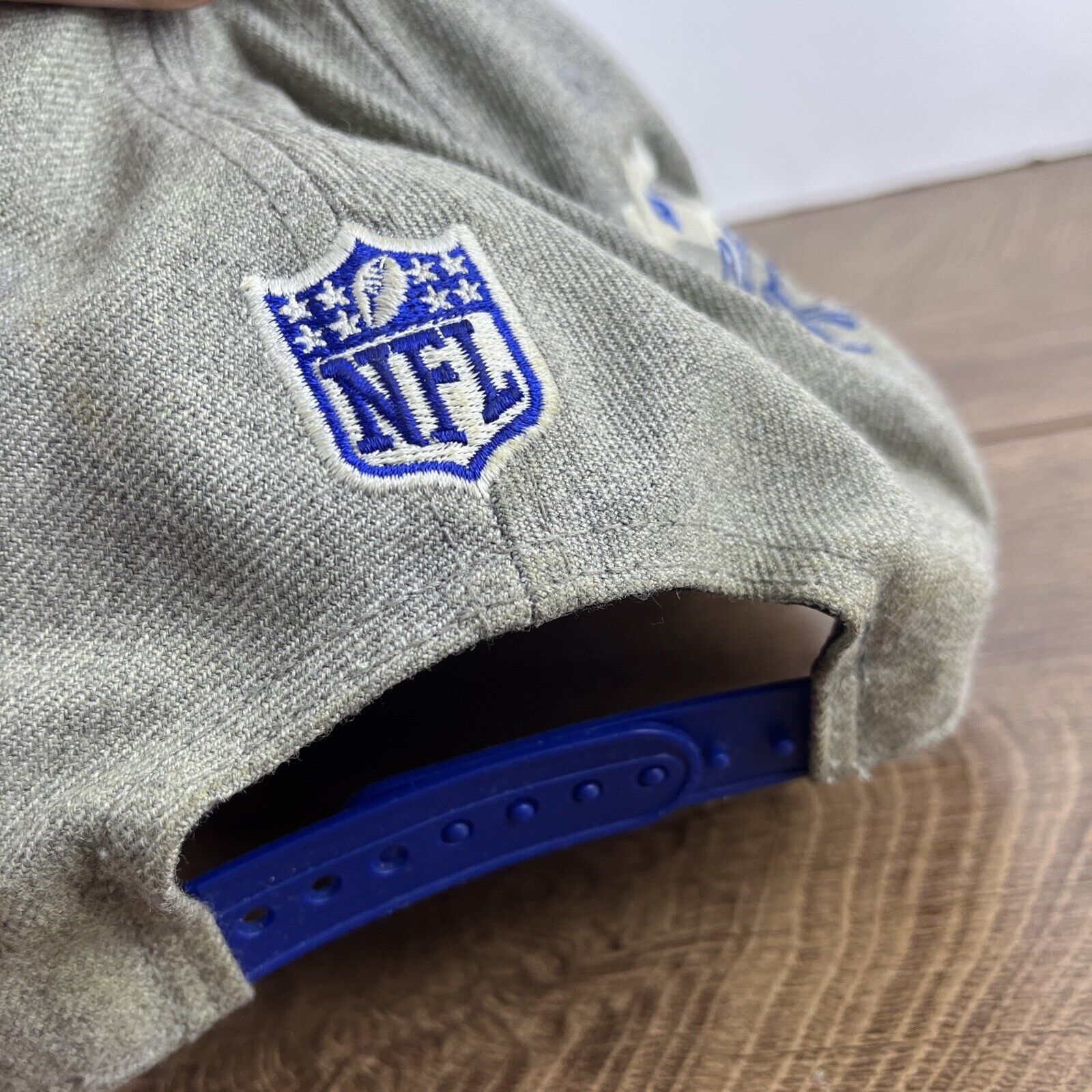 New Era Indianapolis Colts Hat New Era 9FIFTY Gray Snapback Hat Adju Size ONE SIZE - 13 Thumbnail