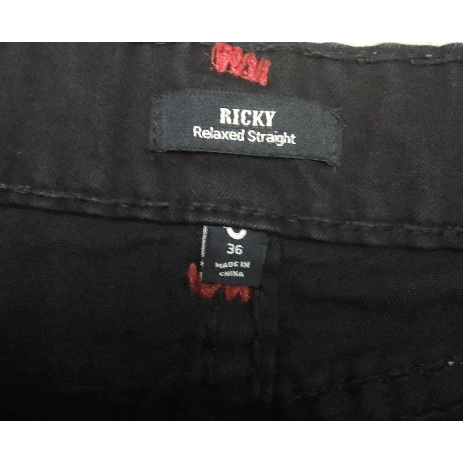 True Religion true religion super t stitching ricky relaxed straight fit Size US 36 / EU 52 - 9 Thumbnail