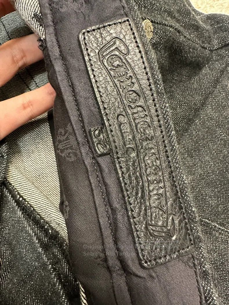 Chrome Hearts CHROME HEARTS 32 Star leather flame jeans Size US 32 / EU 48 - 5 Thumbnail