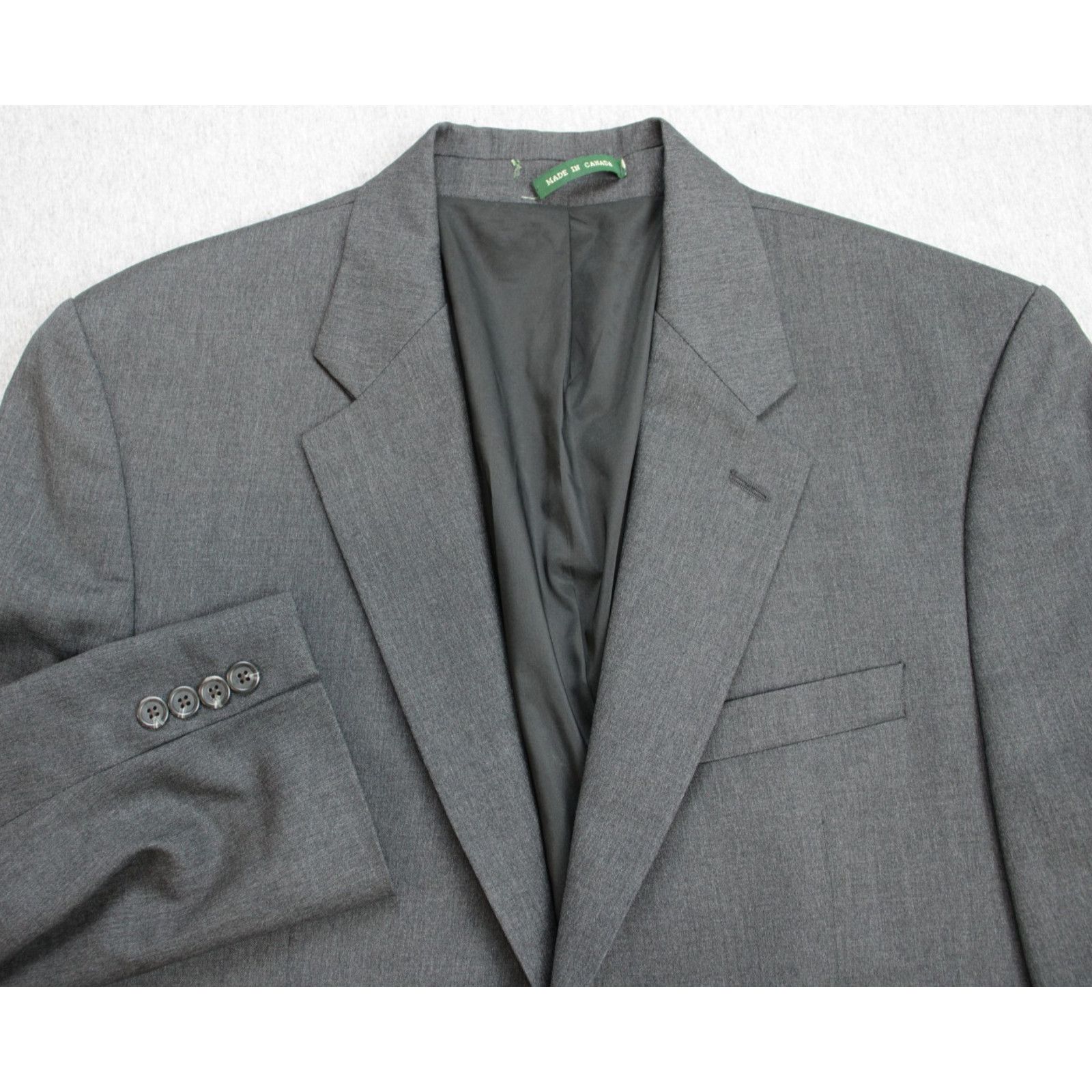 Lauren Ralph Lauren Lauren Ralph Lauren Blazer Mens 42R Gray 100% Wool 2 Button Size 42R - 1 Thumbnail