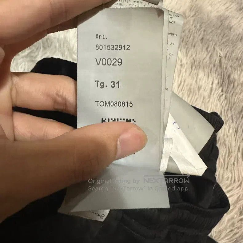 Stone Island Stone Island Work Pants Trousers Black Size US 31 - 7 Thumbnail
