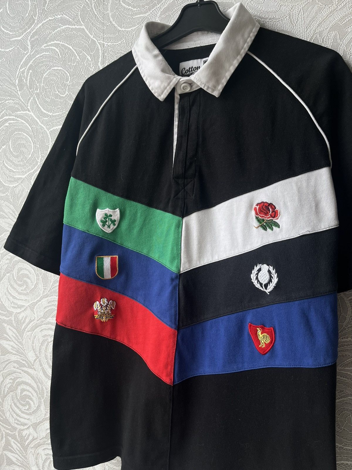 Cotton Traders Cotton Traders 6 Six Nations Rugby Union Polo T Shirt Black Size US L / EU 52-54 / 3 - 2 Thumbnail