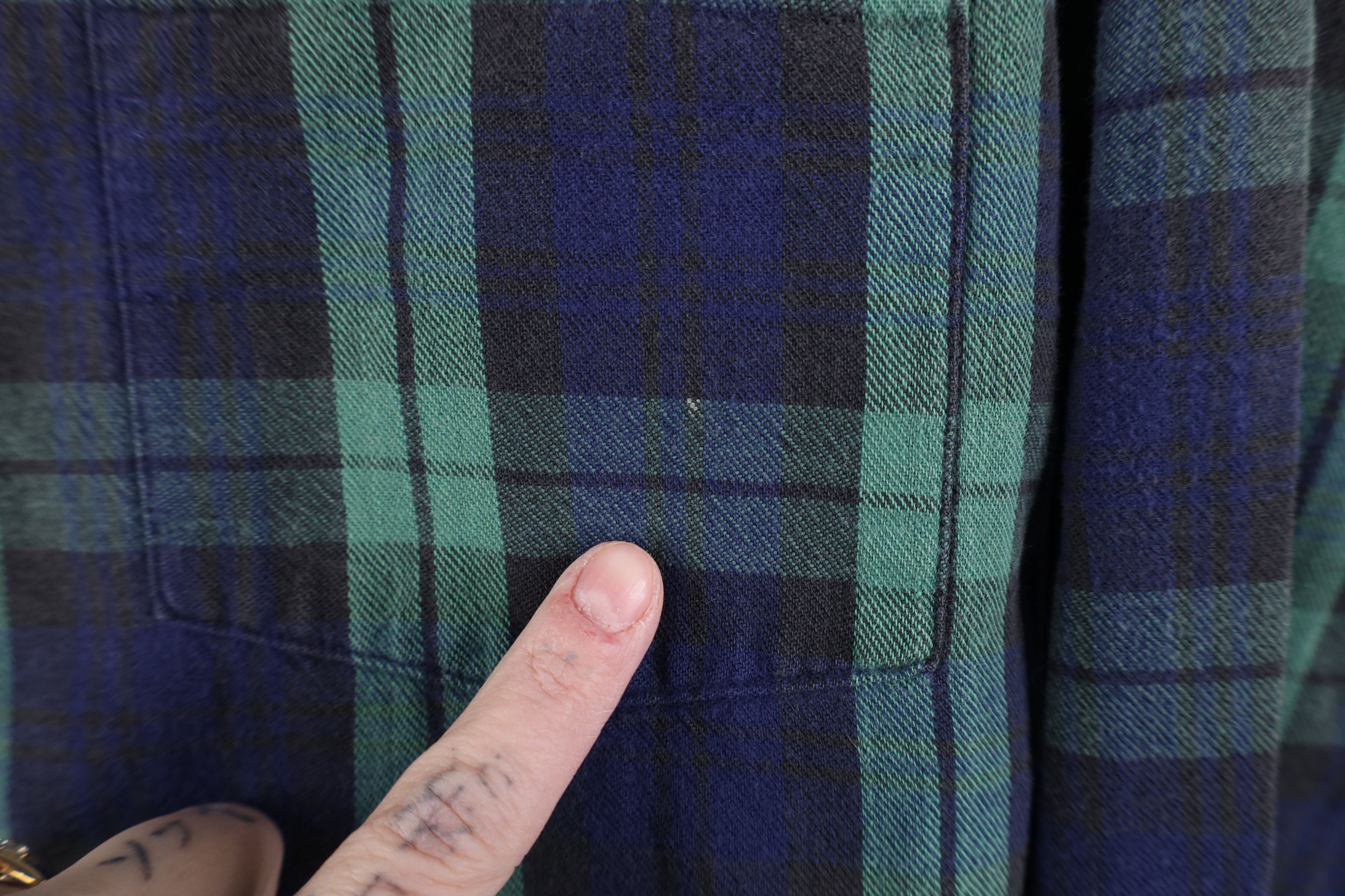 L.L. Bean Vintage 70s LL Bean Flannel Collared Button Shirt USA Size US L / EU 52-54 / 3 - 4 Thumbnail