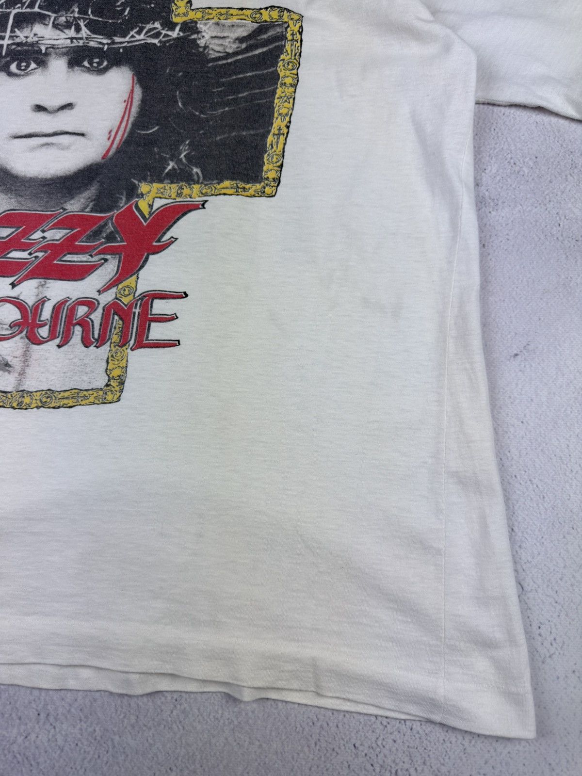 Ozzy Osbourne Rare! Vintage 1988 Ozzy Osbourne No Rest For The Wicked Band Size US M / EU 48-50 / 2 - 9 Thumbnail