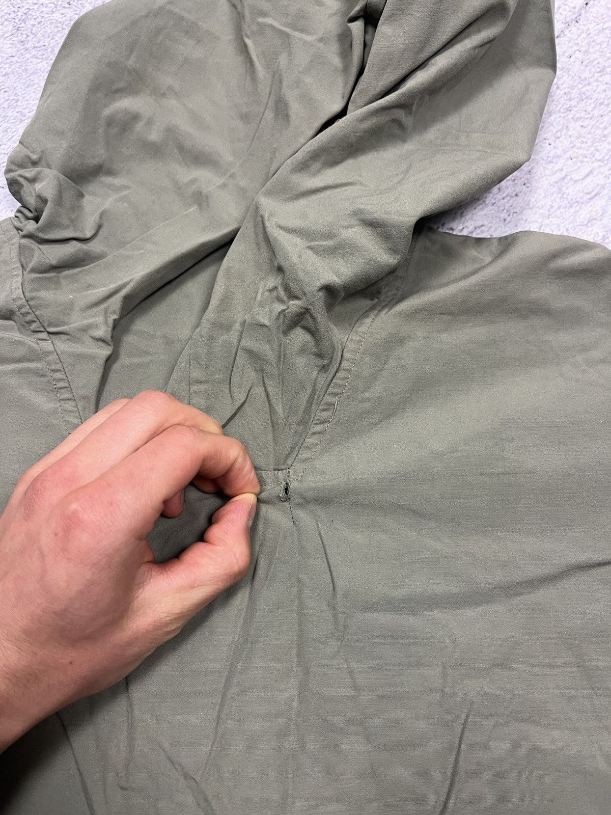 Army Of Me Vintage Distressed 80s 90s Military/Army Anorak Smoke Jacket Size US M / EU 48-50 / 2 - 25 Thumbnail