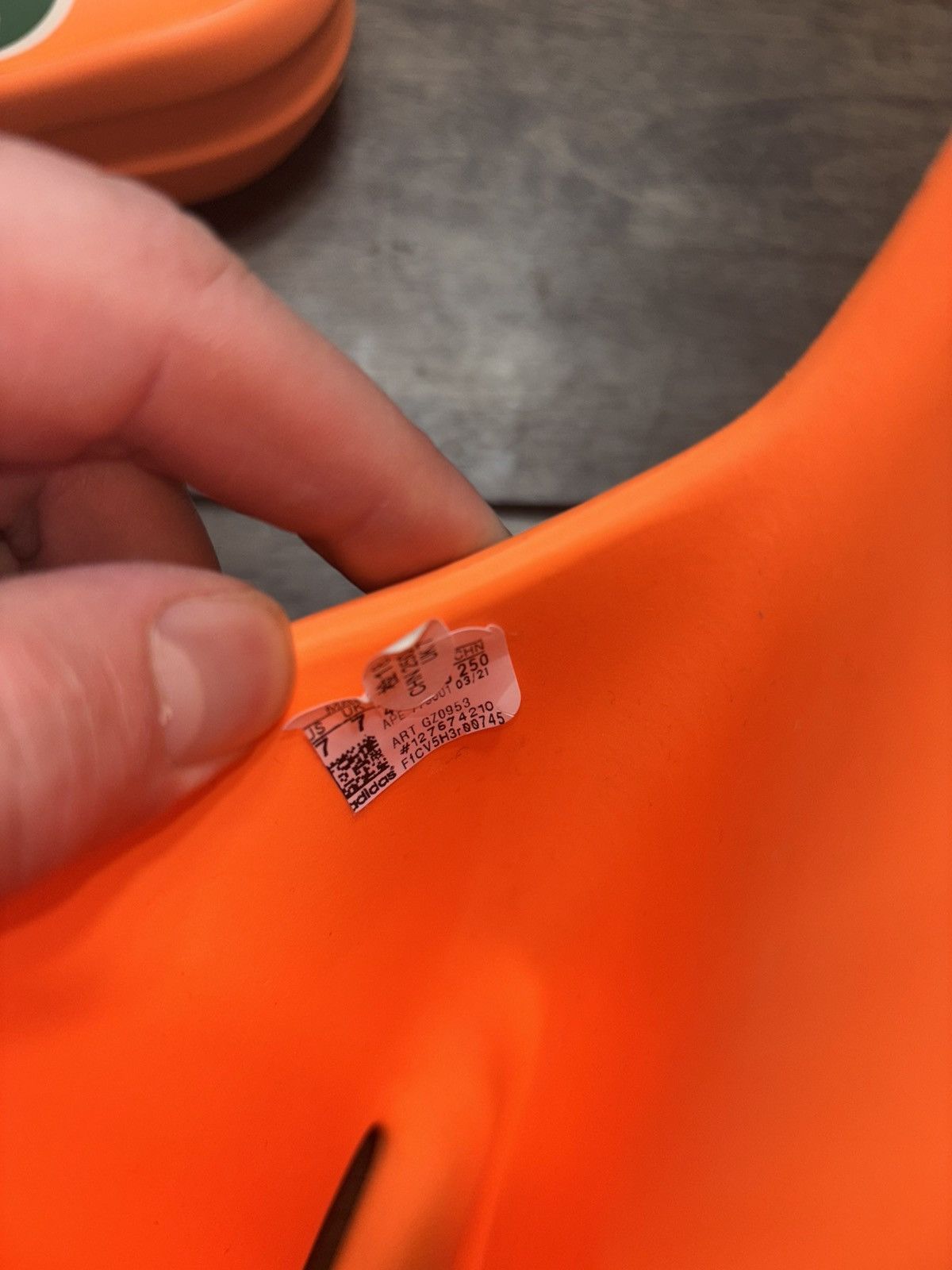 Adidas Adidas Yeezy slide Enflame Orange Size US 7 / EU 40 - 9 Thumbnail