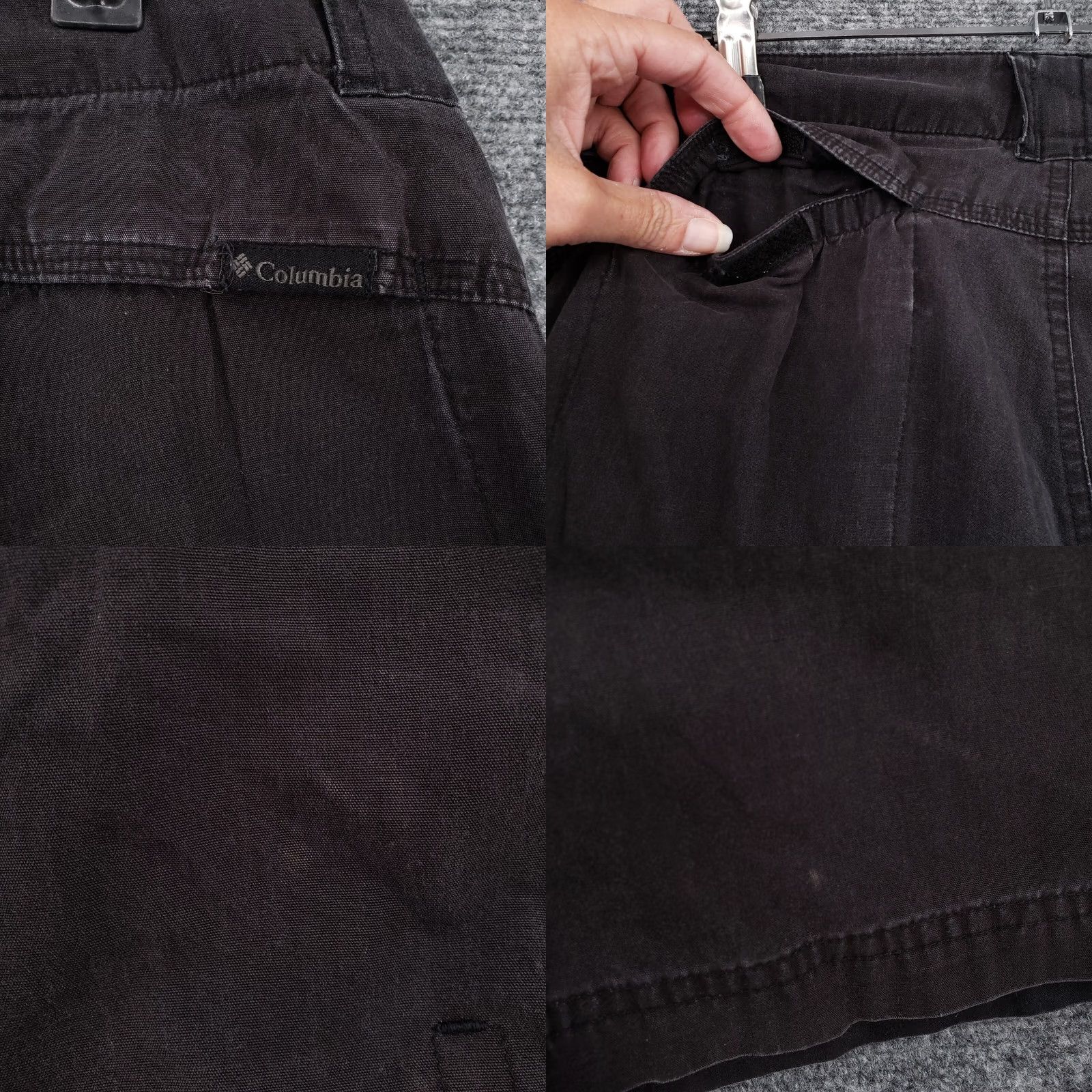 Vintage Columbia Shorts Womens 8P Black Petites Cargo Mid Rise Flat Front Outdoor Size 30" / US 8 / IT 44 - 8 Thumbnail