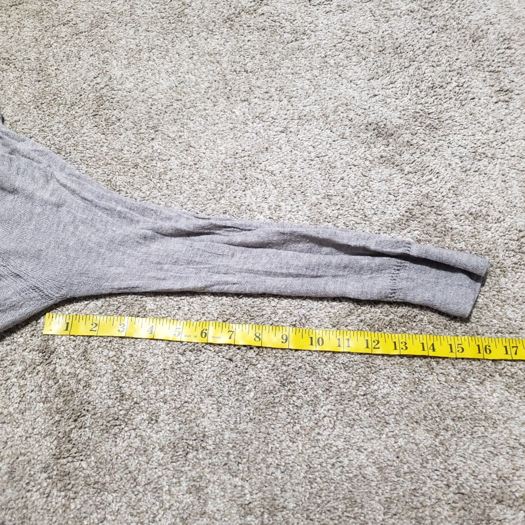 American Eagle Outfitters VINTAGE American Eagle Outfitters Women's Button-Up Shirt Adult Medium Gray Long Sleeve 90s Clothing Size M / US 6-8 / IT 42-44 - 6 Thumbnail