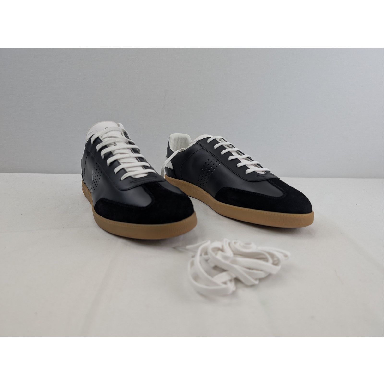 Dior o1rshd1 B01 Brown Sole Sneakers in Black/White Size US 13 / EU 46 - 5 Thumbnail