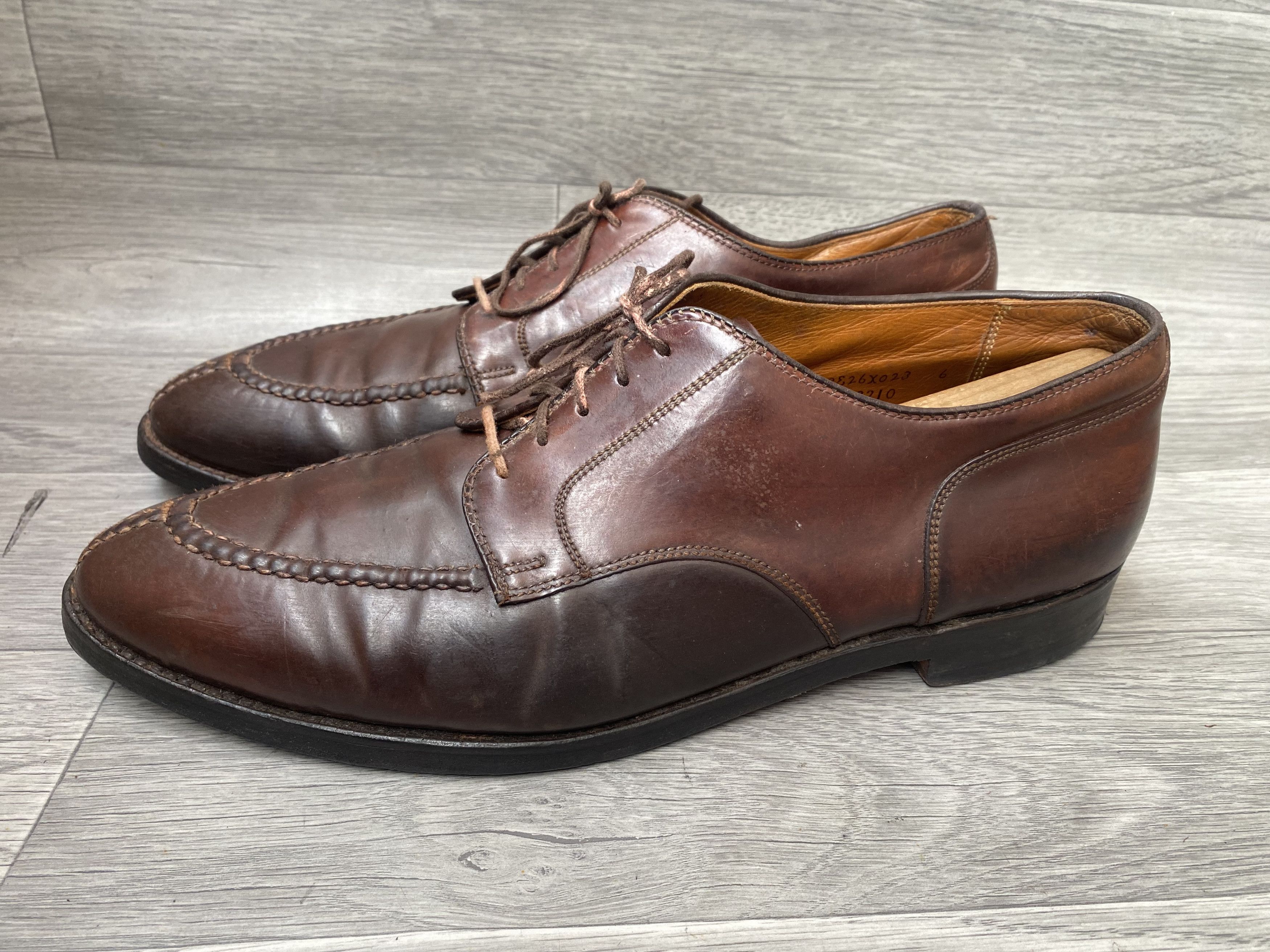 Alden Alden split toe blucher shell cordovan sz12B/D Size US 12 / EU 45 - 5 Thumbnail