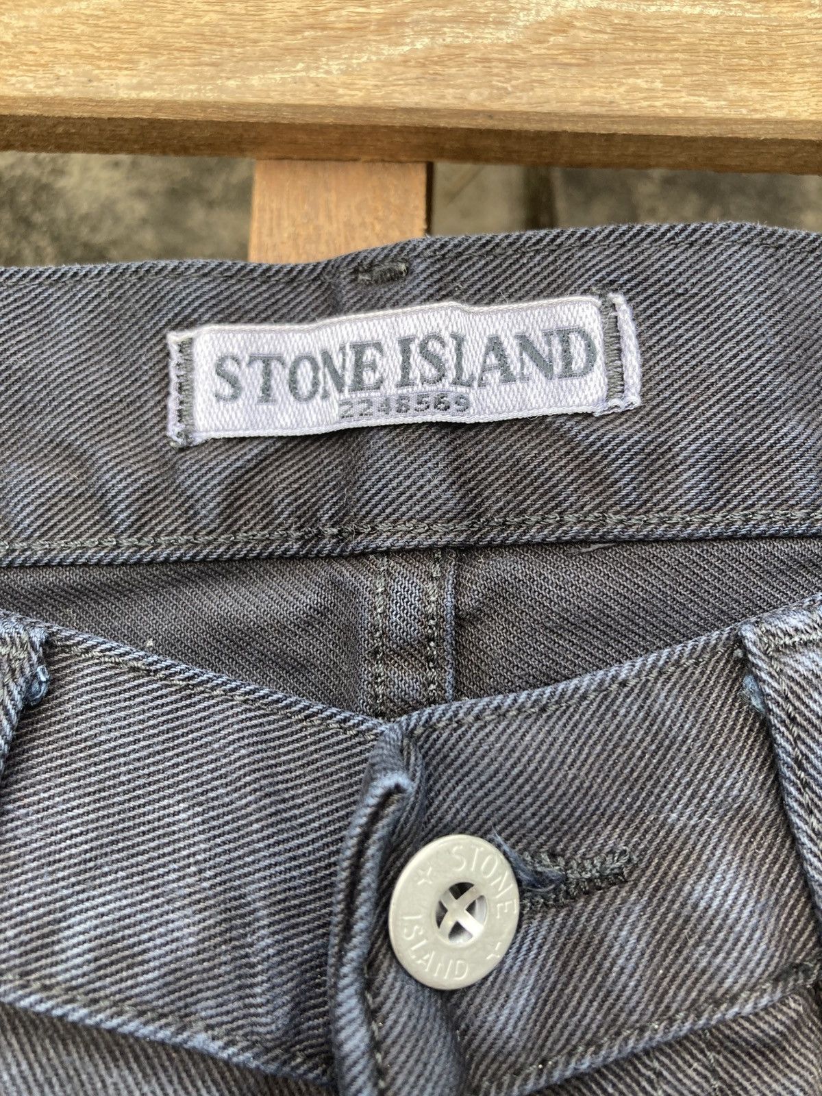 Massimo Osti Archive Stone Island Blue Black Casual Jeans Size US 32 / EU 48 - 4 Thumbnail