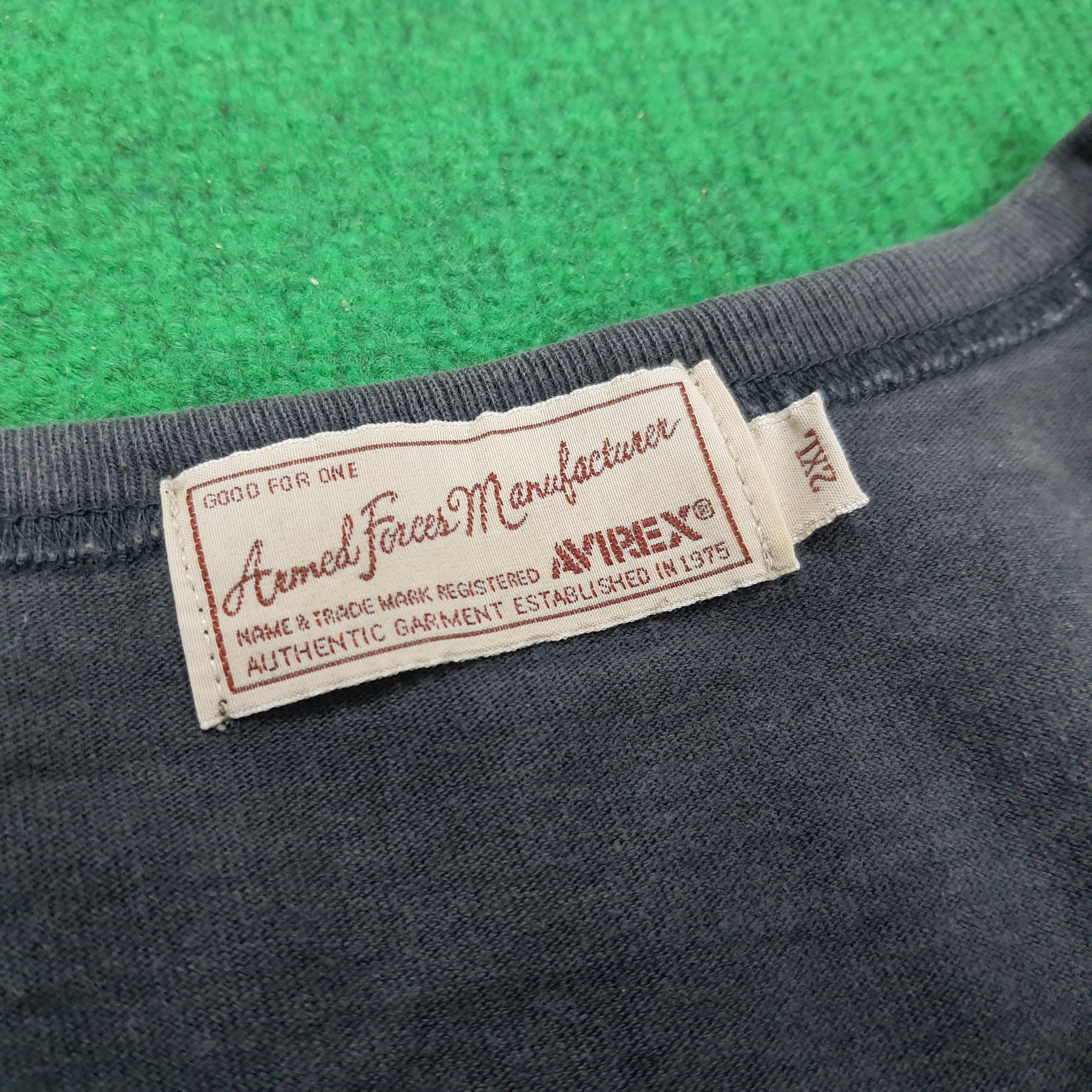 Avirex × Vintage Vintage Avirex USA Military Style Tshirt Size US XL / EU 56 / 4 - 6 Thumbnail