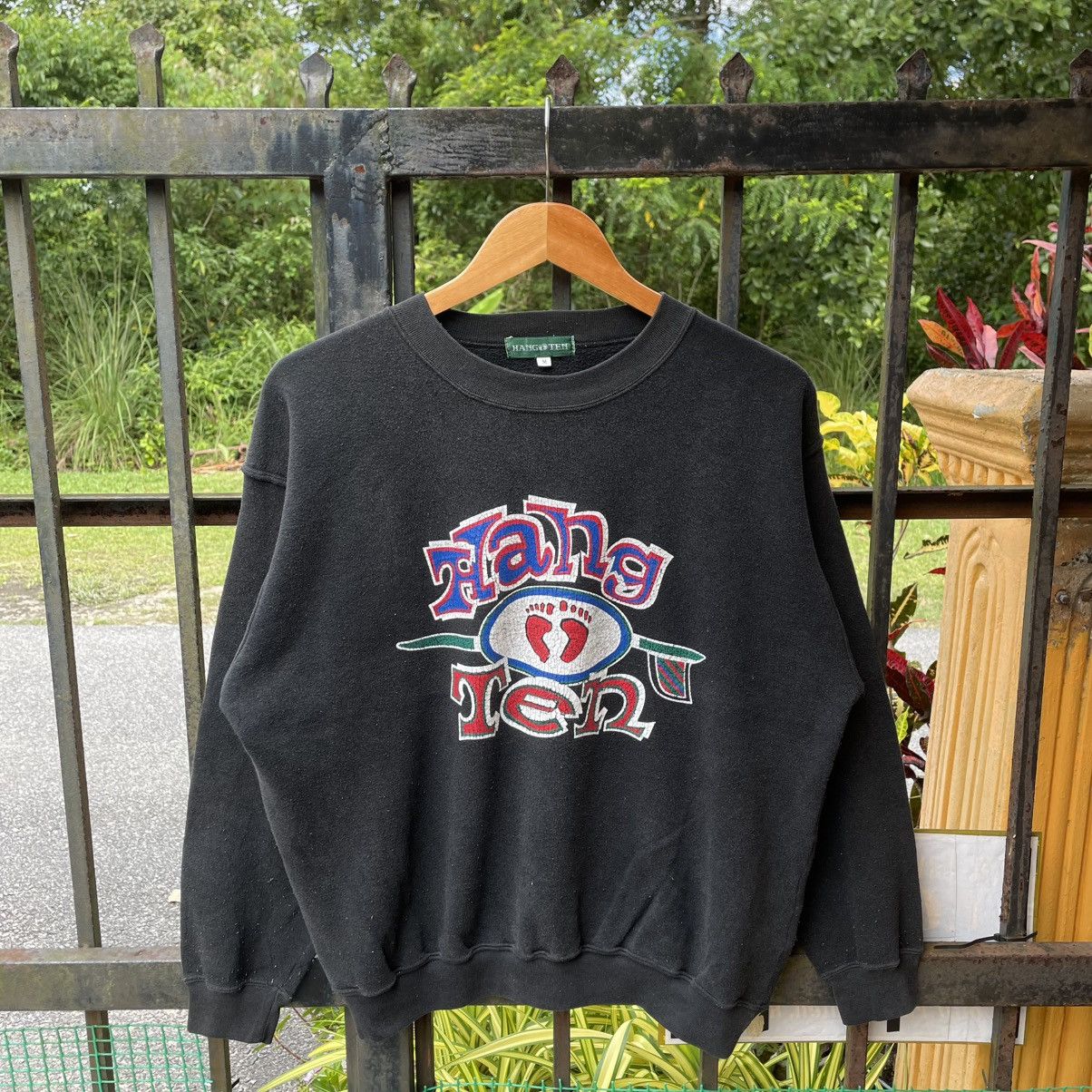 Hang Ten 🔥Vintage 90s Hang Ten Big Logo Sweatshirts Size US M / EU 48-50 / 2 - 1 Thumbnail