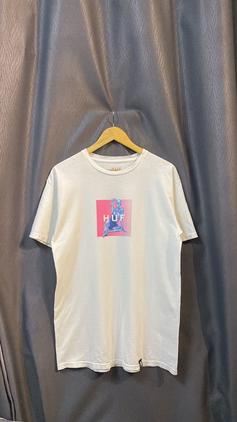 Club Sorayama ‼️NEED GONE‼️HUF X SORAYAMA PHOTO TEE TSHIRT WHITE MEDIUM Size US M / EU 48-50 / 2 - 1 Thumbnail
