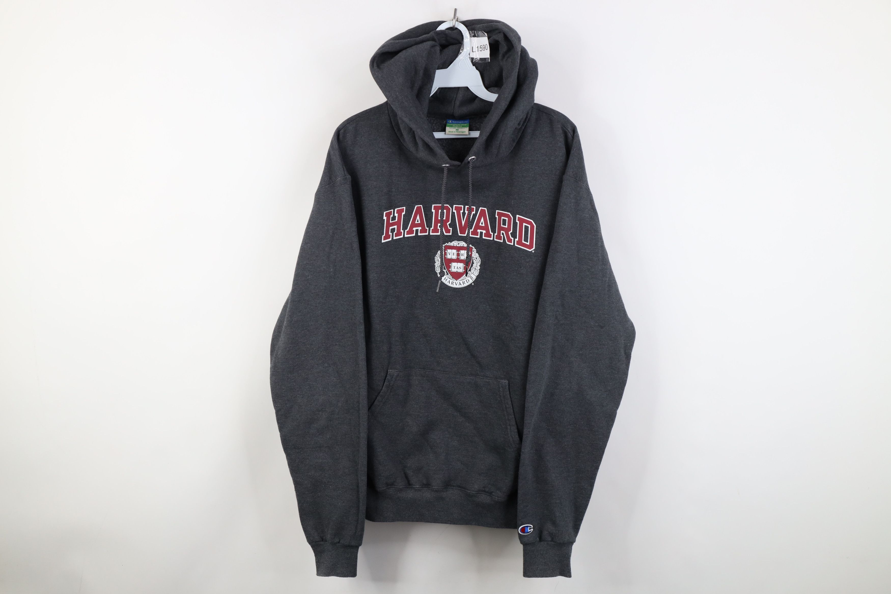 Champion Vintage Champion Spell Harvard University Hoodie Sweatshirt Size US S / EU 44-46 / 1 - 1 Thumbnail