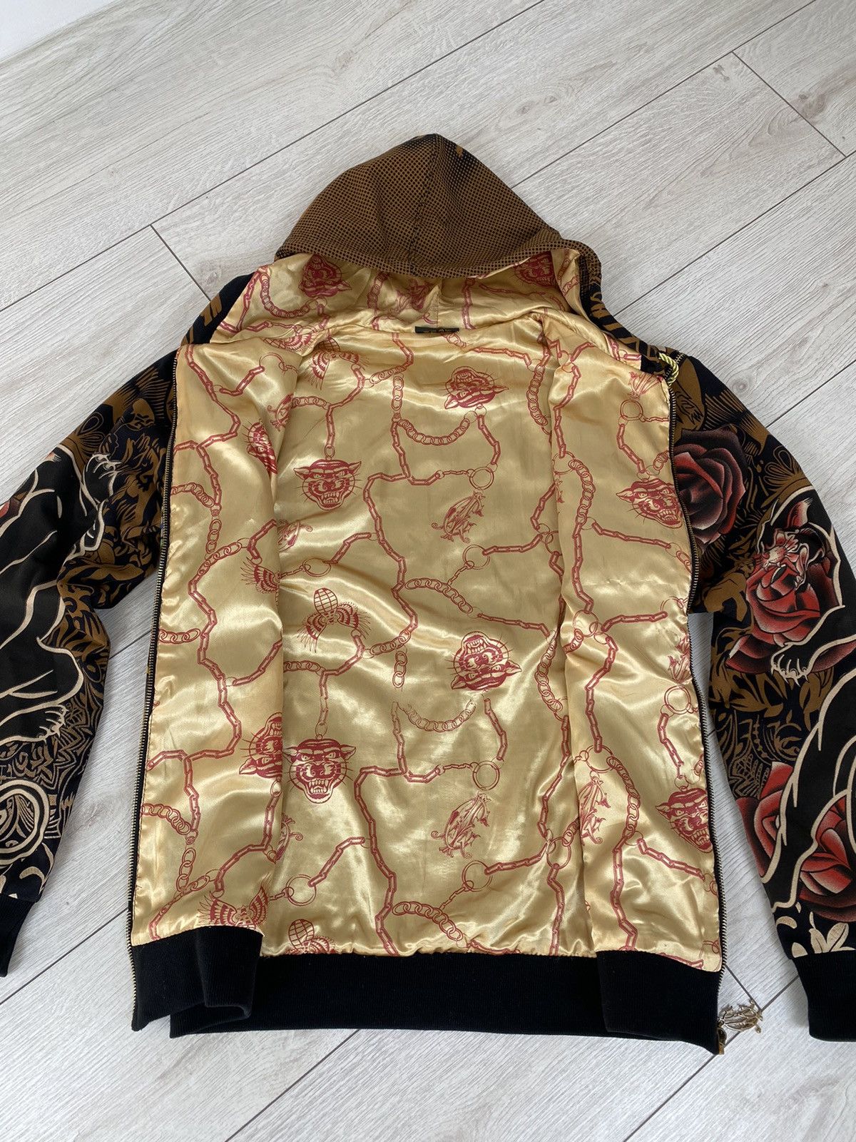 Christian Audigier × Japanese Brand Christian Audiger Y2k zip-hoodie size M Size US M / EU 48-50 / 2 - 11 Thumbnail