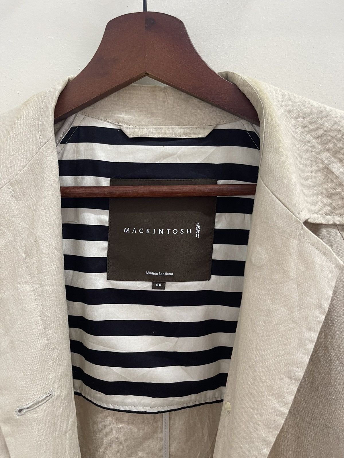 Mackintosh Mackintosh Baggy Linen Coat Jacket Size US S / EU 44-46 / 1 - 18 Thumbnail