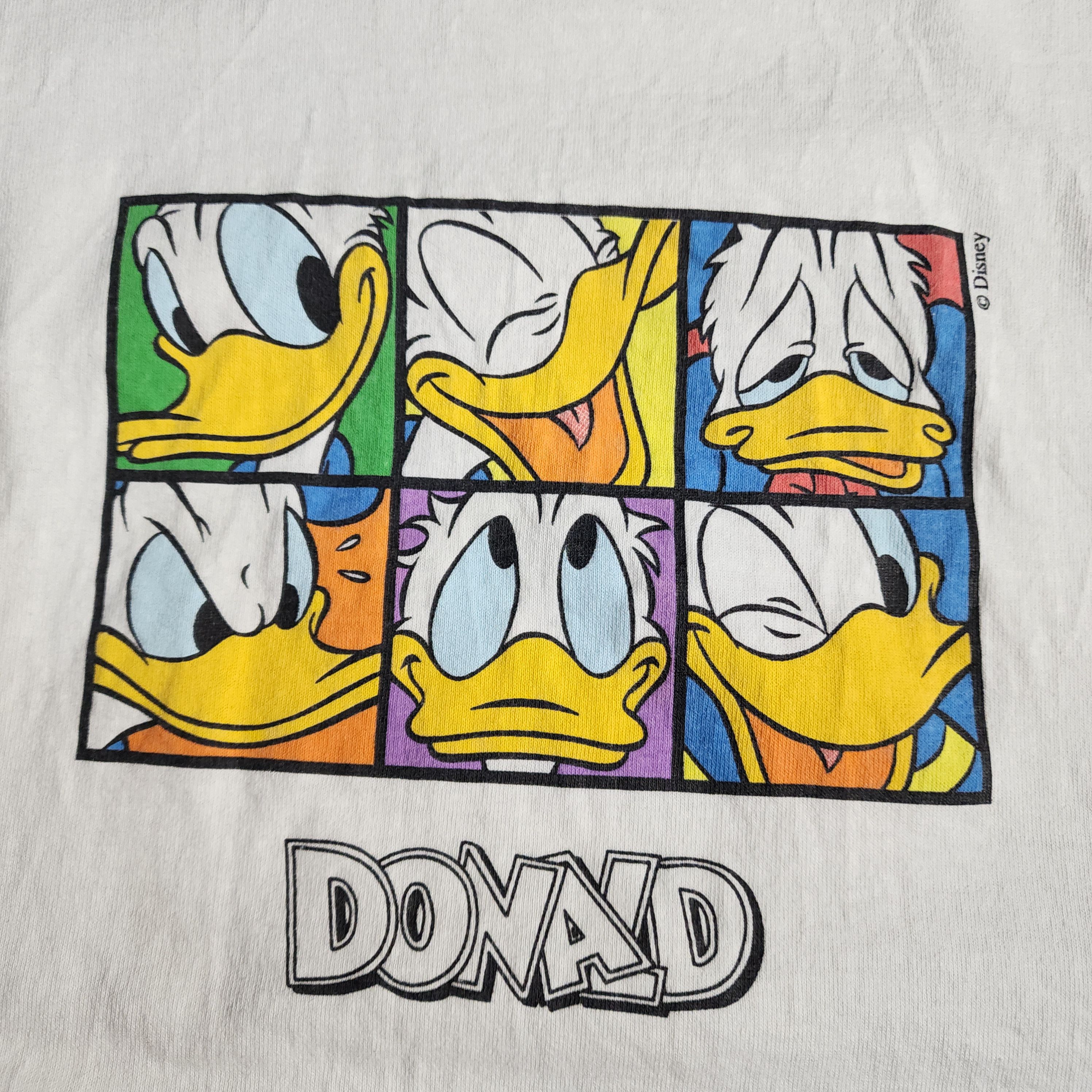 Disney × Fruit Of The Loom × Vintage Vintage Disney Donald Duck FoTL shirt 90s tees Size US L / EU 52-54 / 3 - 5 Thumbnail