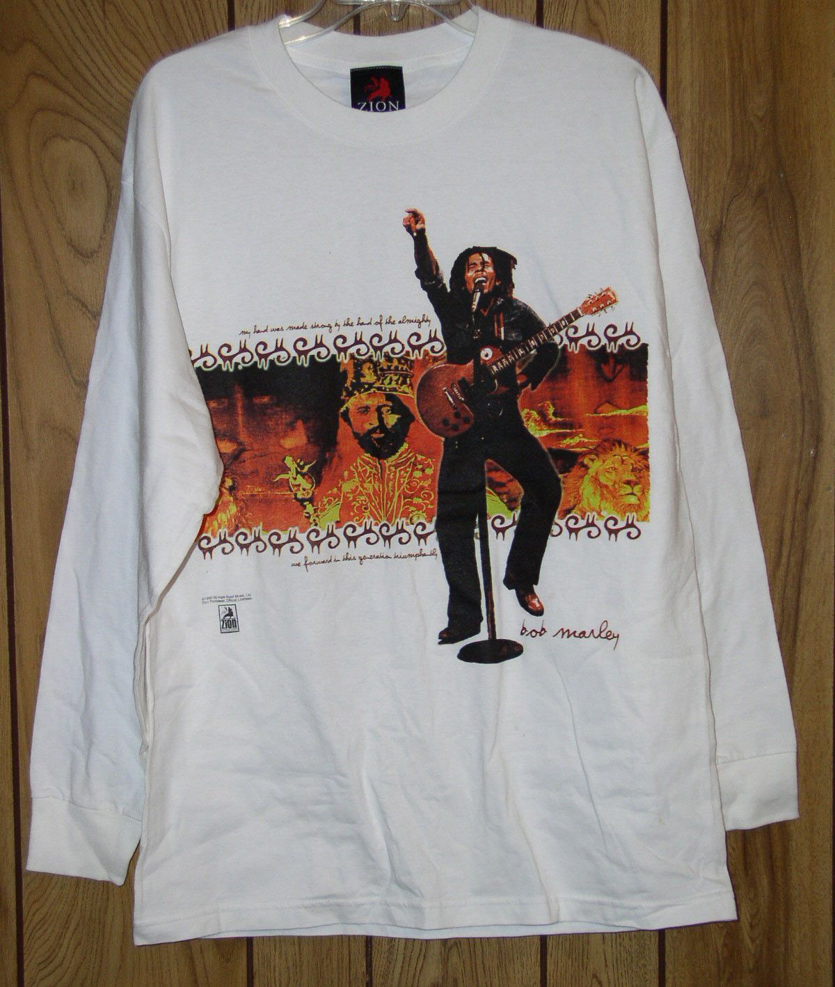 Bob Marley × Zion Rootswear Bob Marley Shirt 1999 Long Sleeve Zion Hope Road Music Size US L / EU 52-54 / 3 - 1 Thumbnail