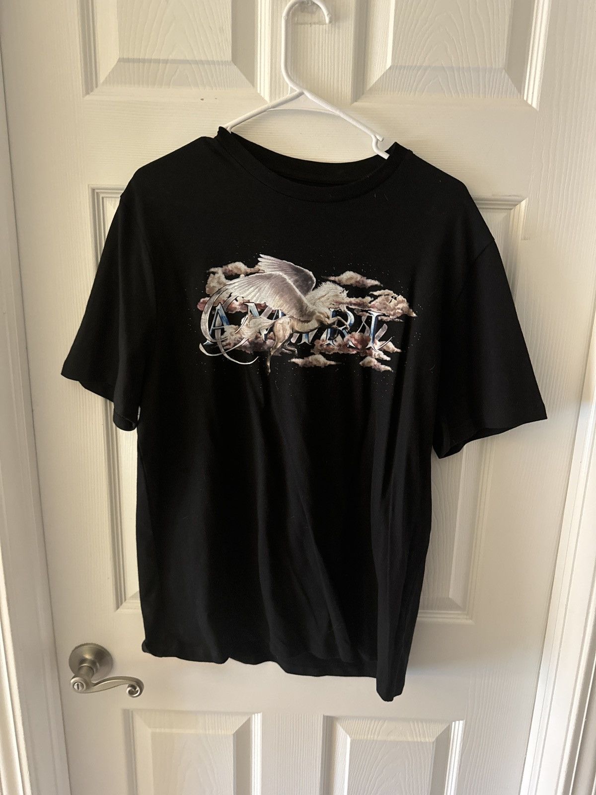 Amiri Amiri pegasus blue tee Size US M / EU 48-50 / 2 - 1 Thumbnail