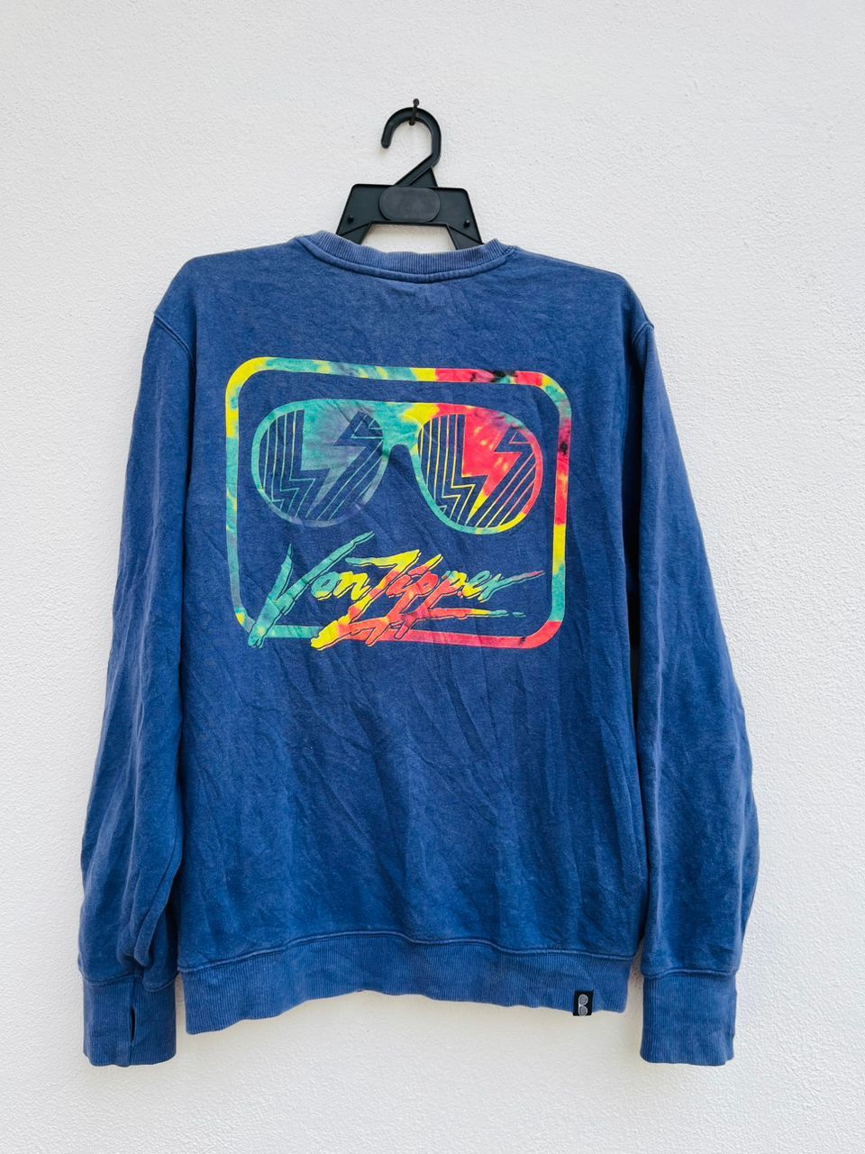 image of Vonzipper Vintage Von Zipper Designed Streetwear Fashion Style in Dark Blue, Men's (Size Large)