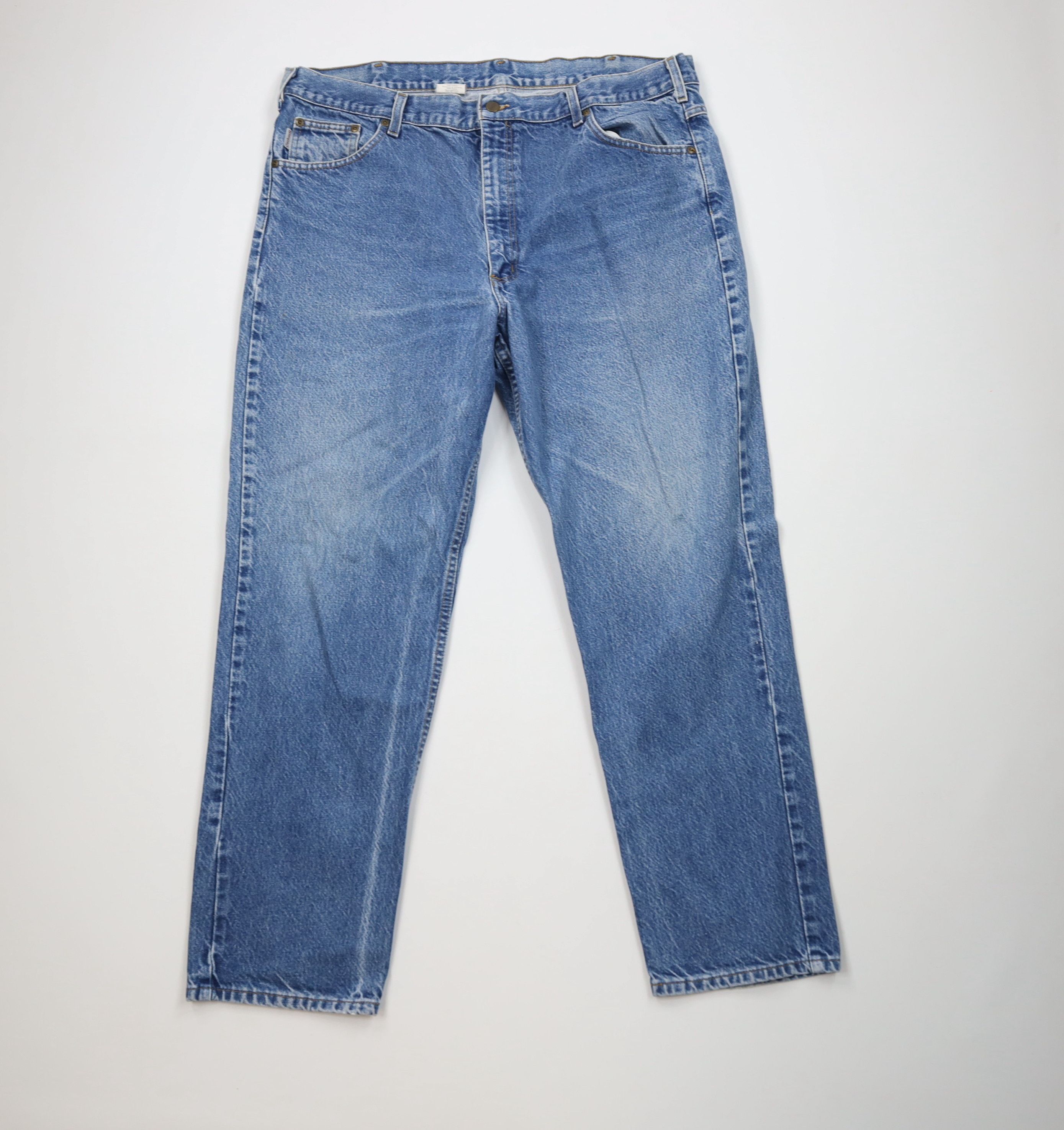 Carhartt Vintage Y2K 2003 Carhartt Straight Leg Denim Jeans Blue Size US 42 / EU 58 - 1 Thumbnail
