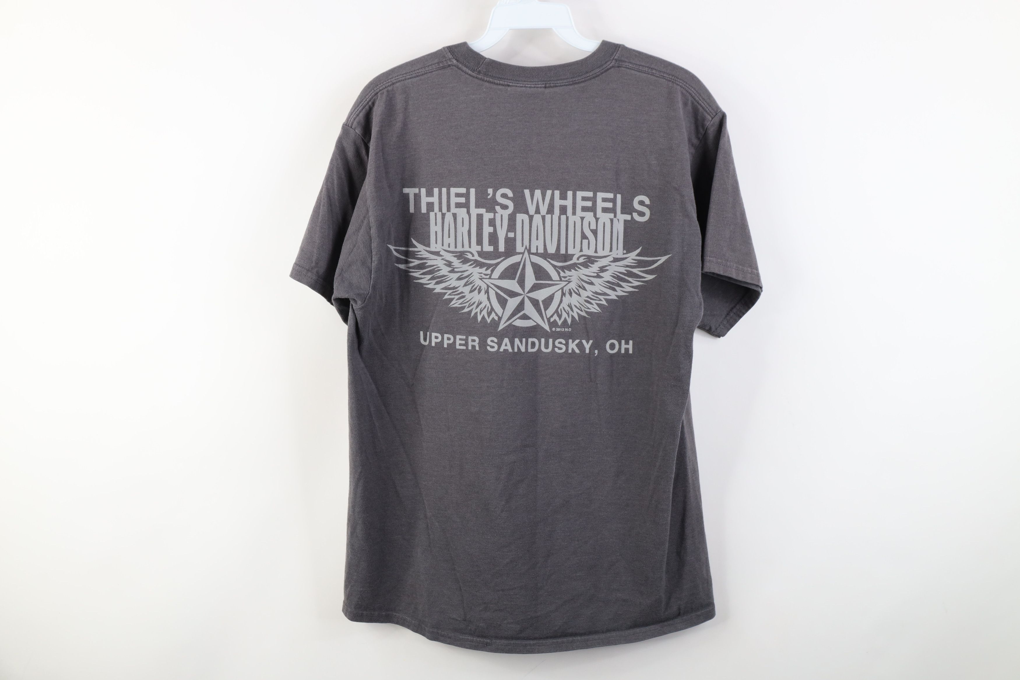 Harley Davidson Vintage Y2K Harley Davidson Spell Out Big Logo T-Shirt Gray Size US M / EU 48-50 / 2 - 13 Thumbnail
