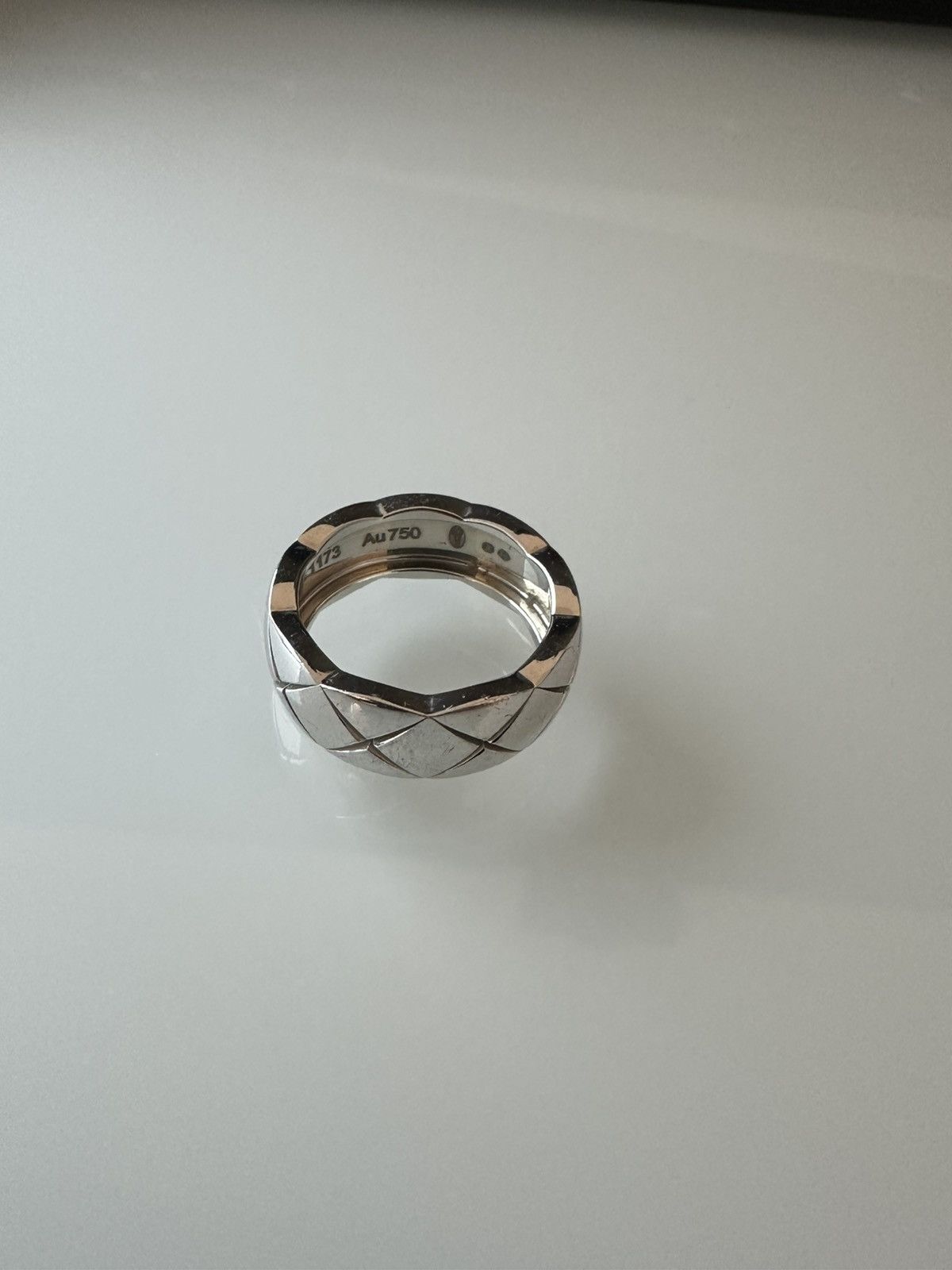 Chanel Chanel Coco Crush Ring 18K White Gold Size 4.5US Size ONE SIZE - 3 Thumbnail