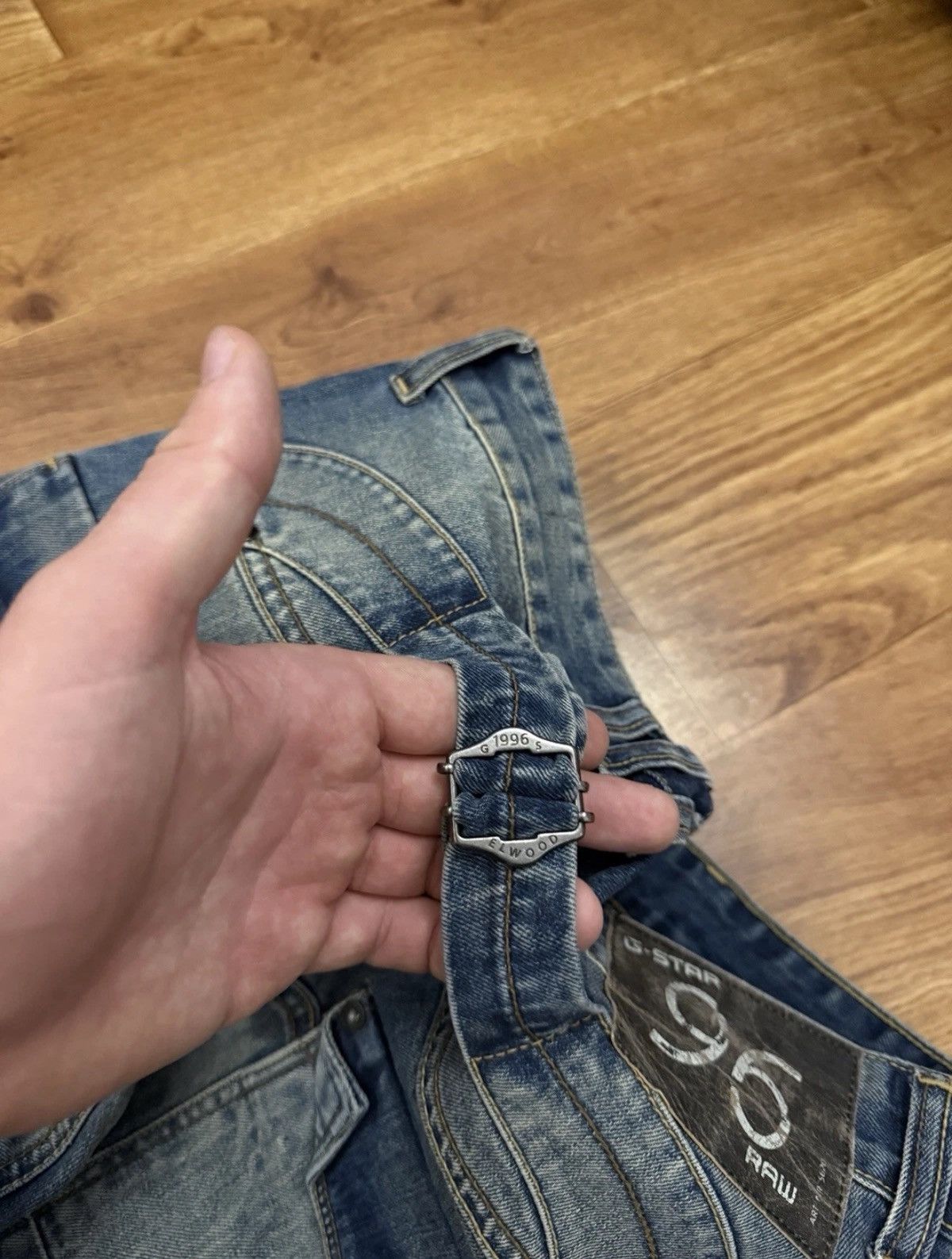 G-Star Vintage G-star Raw 3301 Jeans Big Logo Denim Pants Y2K Rap Size US 32 / EU 48 - 4 Thumbnail