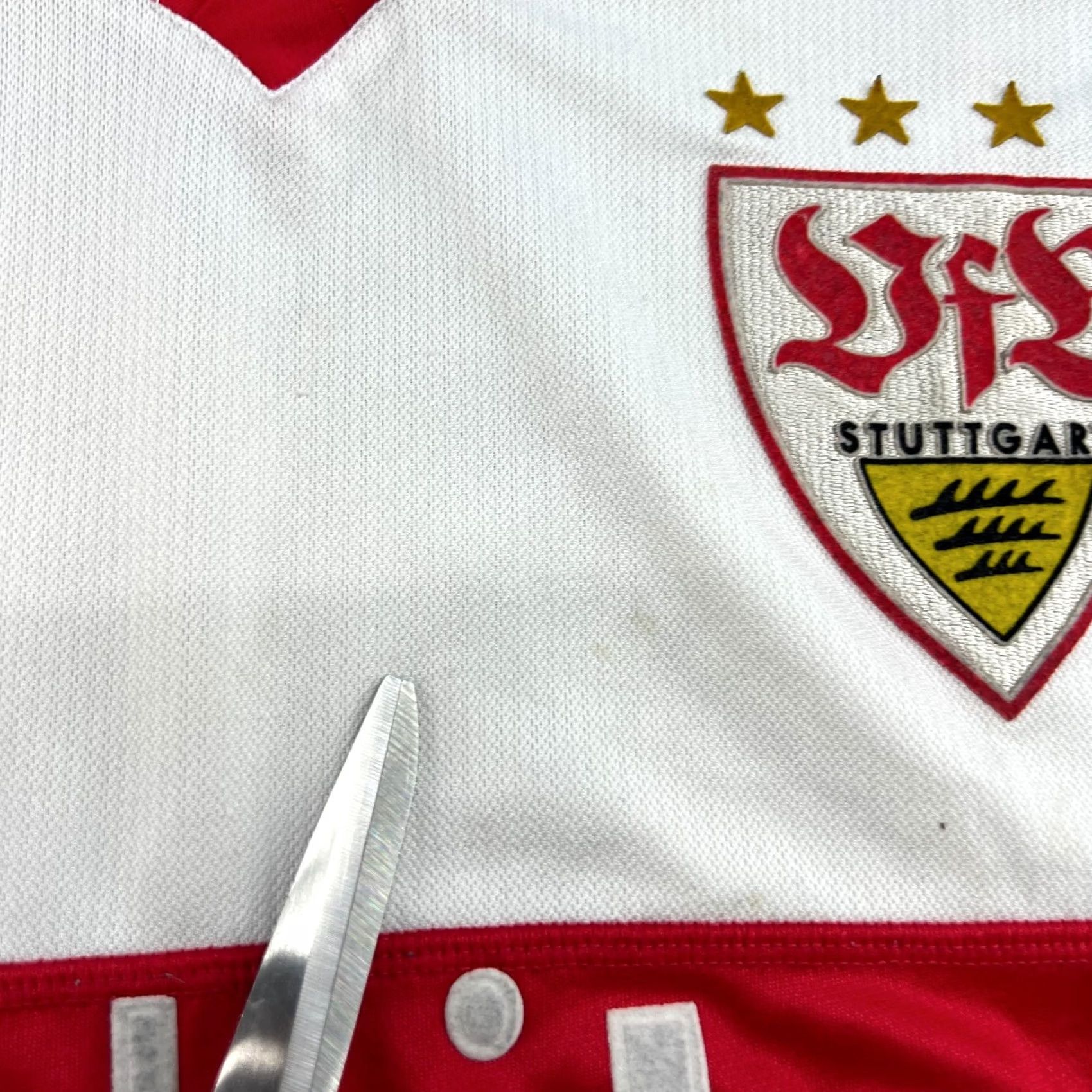 Puma PUMA STUTTGART 2003 2004 Home Football Jersey Shirt Mens Small White Soccer Shirt Mens Small Puma Jersey Size US S / EU 44-46 / 1 - 4 Thumbnail