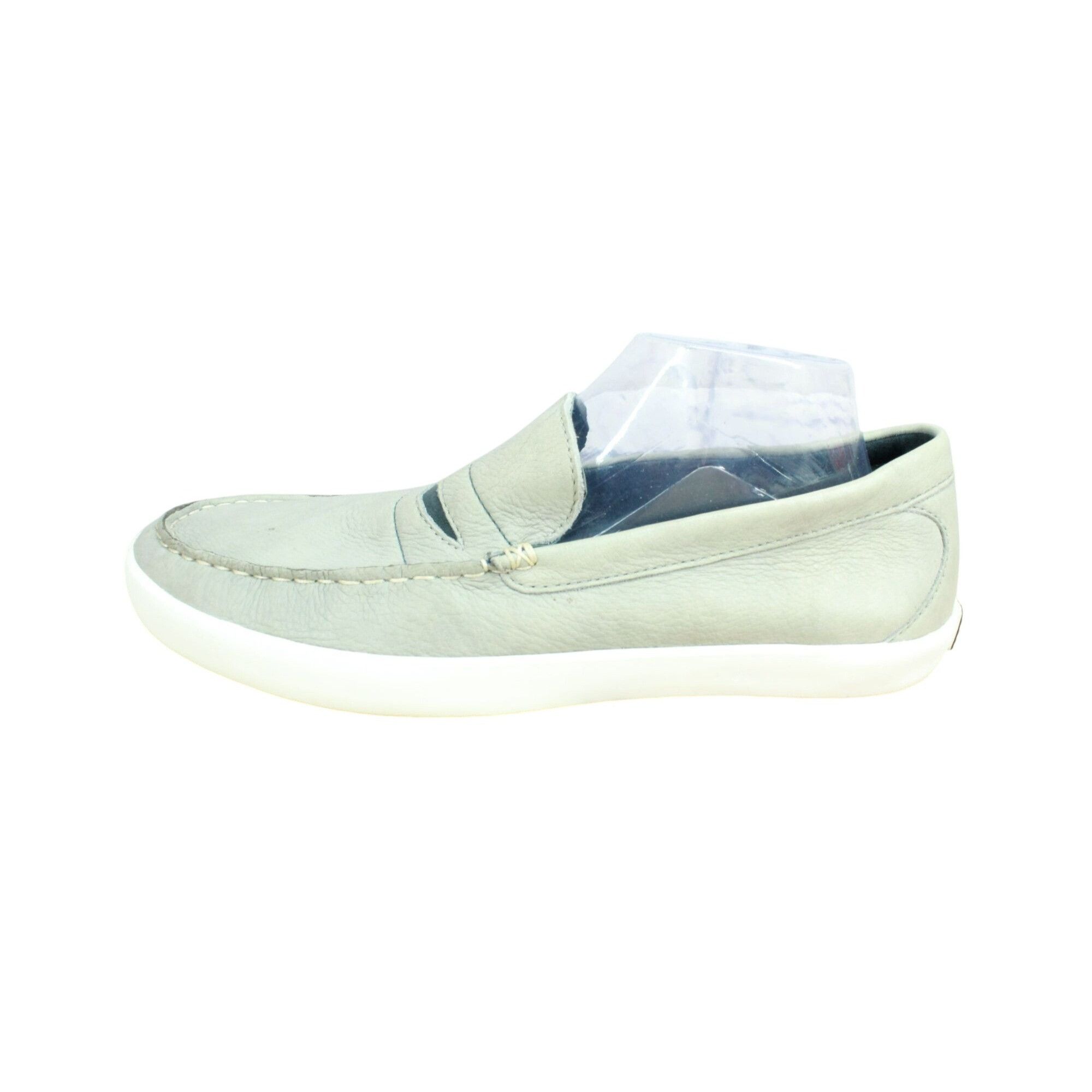 L.L. Bean LL Bean Men’s Gray Leather Slip-On Penny Loafers 10 Size US 10 / EU 43 - 1 Thumbnail
