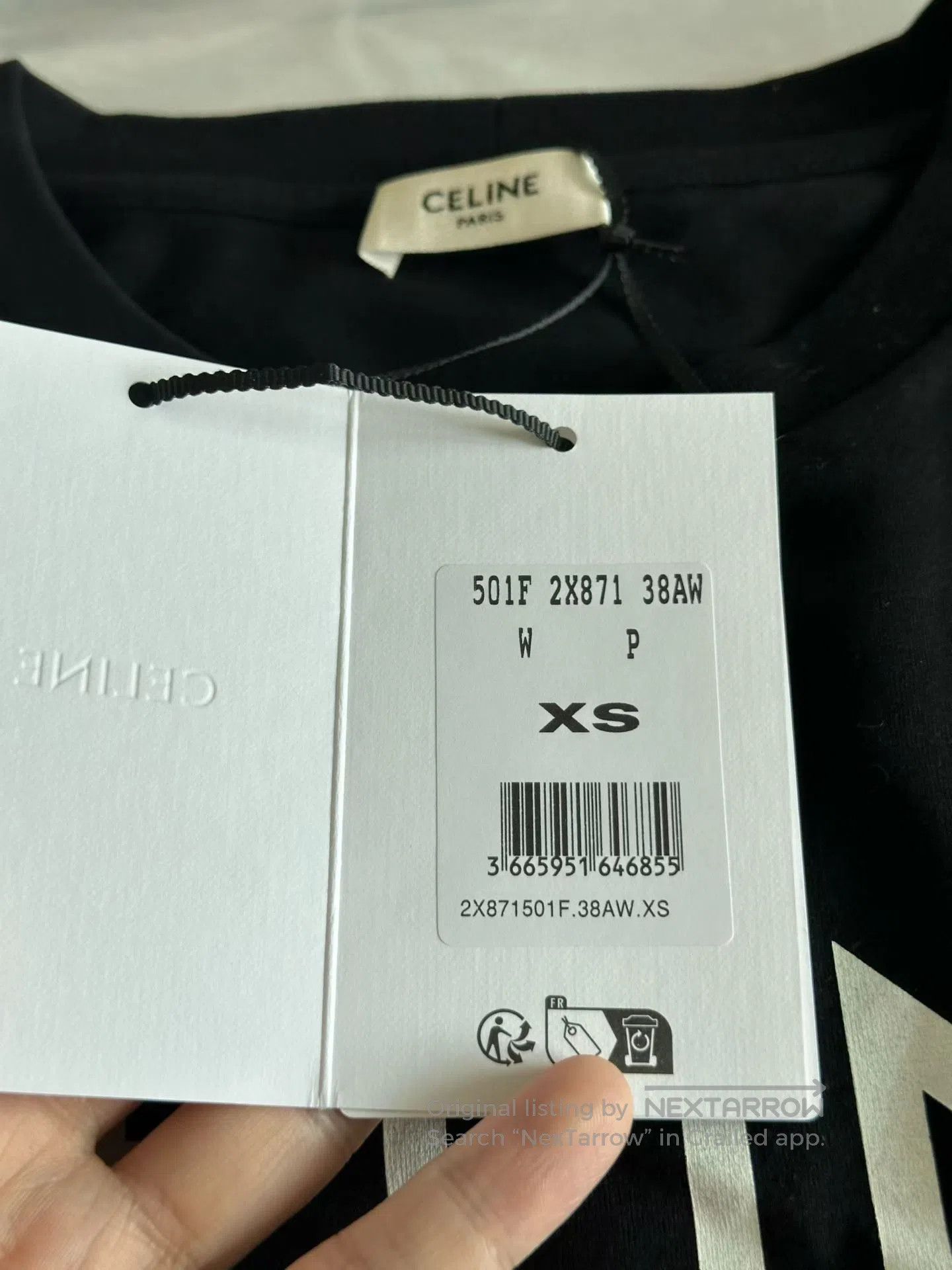 Celine CELINE Black Short Sleeve Shirt| Size US XS / EU 42 / 0 - 3 Thumbnail
