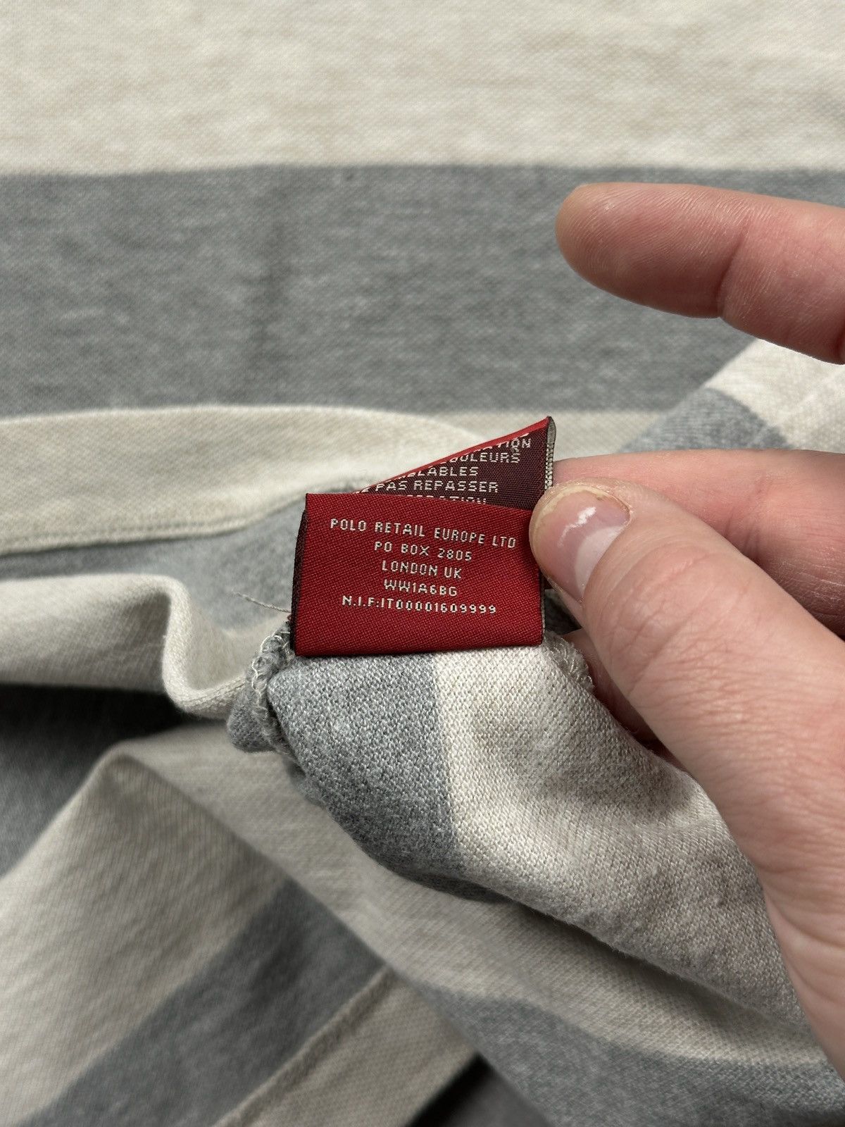 Polo Ralph Lauren Polo Jeans Company Ralph Lauren Striped Polo Crest Patch 90s Size US XL / EU 56 / 4 - 14 Thumbnail